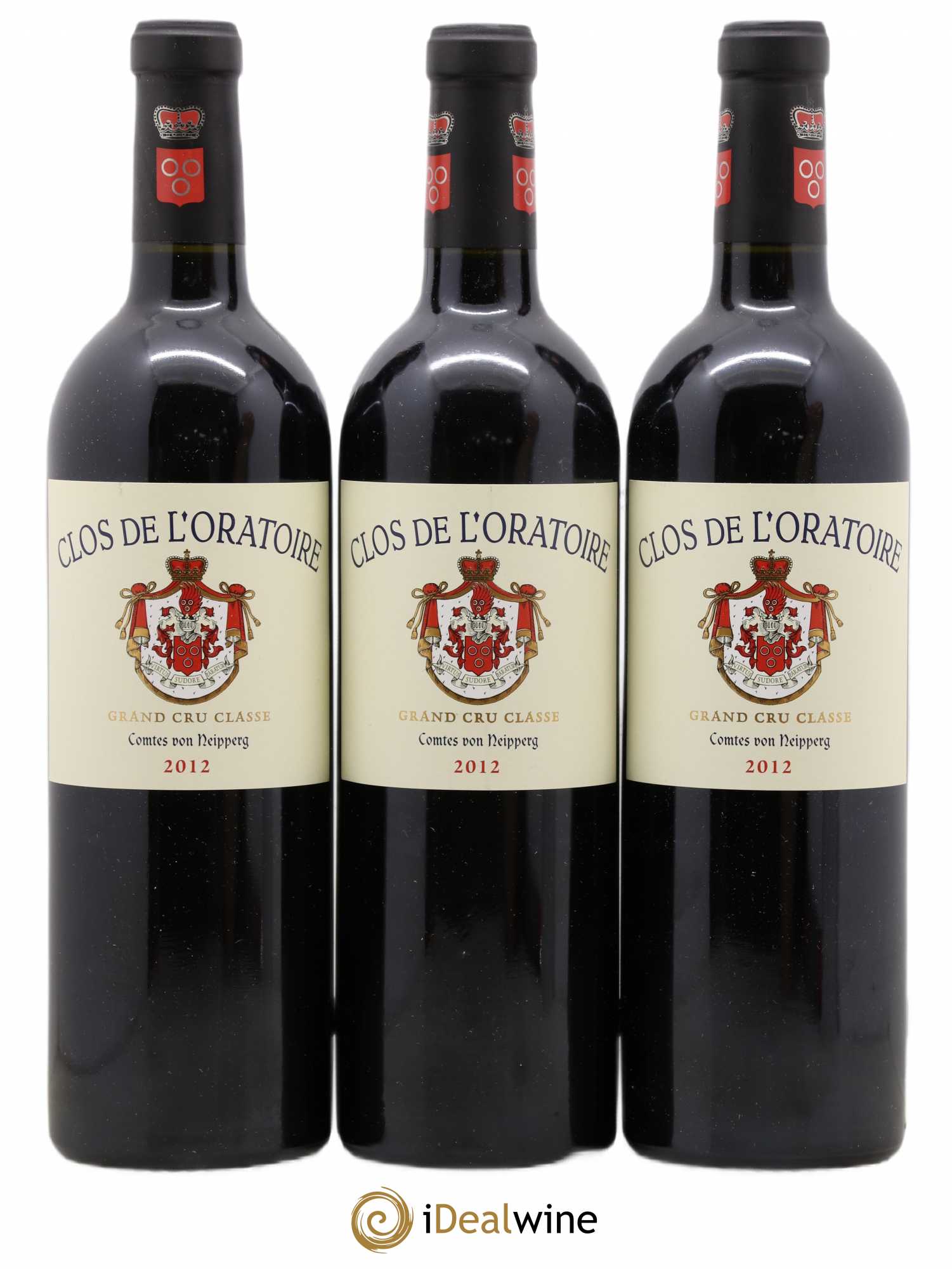 Clos de l'Oratoire Grand Cru Classé 2012 - Lot de 3 bouteilles - 0