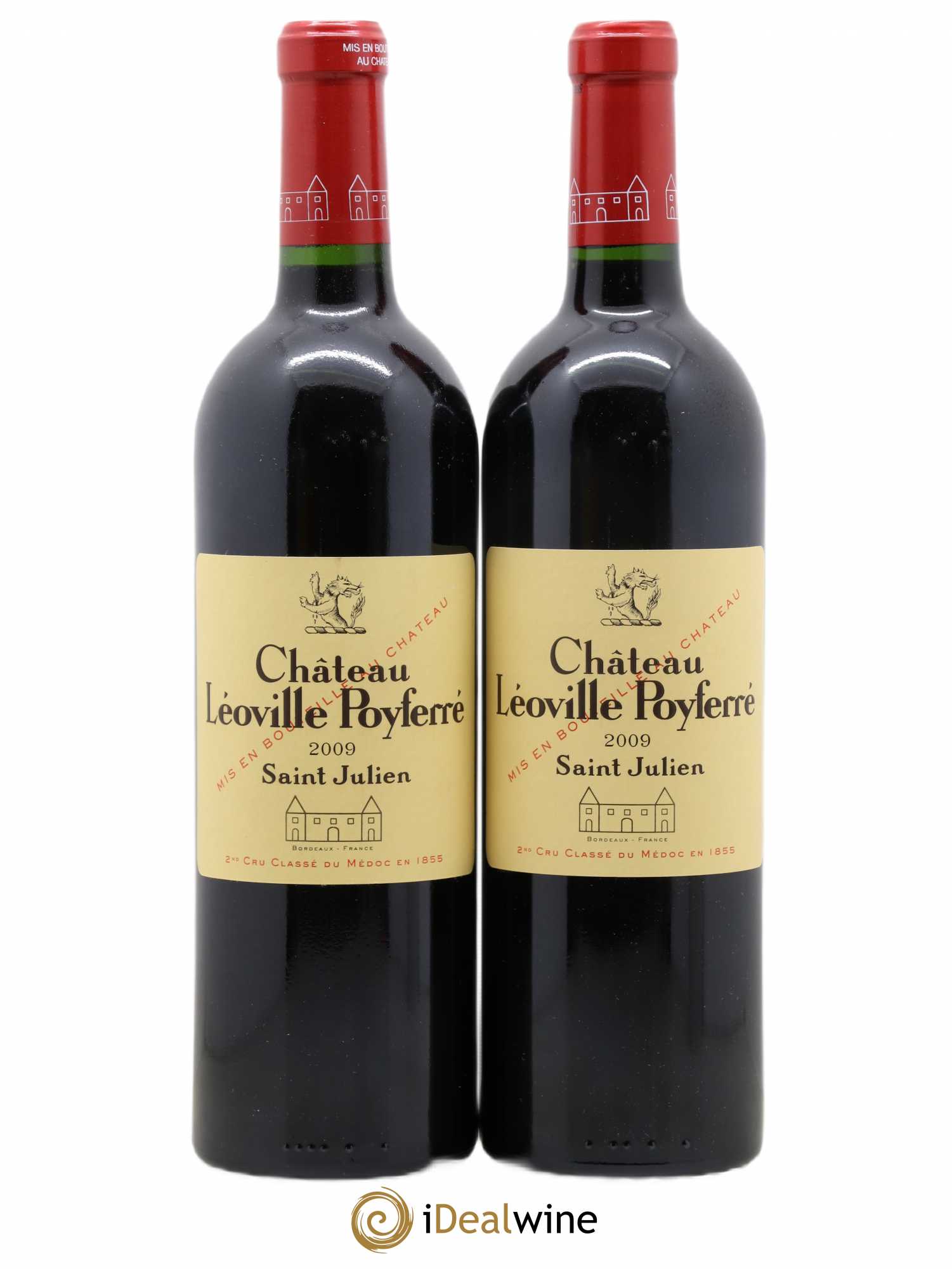Château Léoville Poyferré 2ème Grand Cru Classé 2009 - Lot de 2 bouteilles - 0