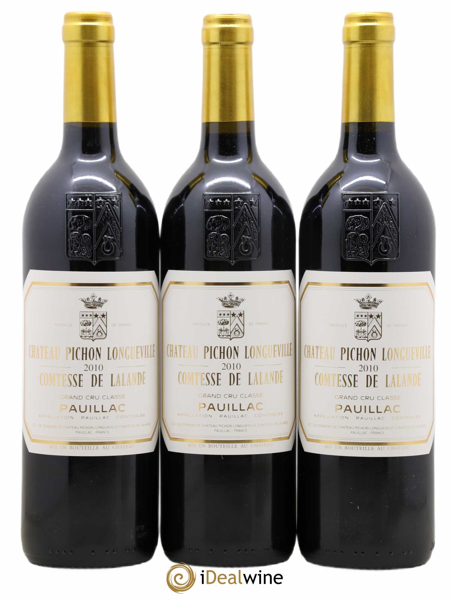 Château Pichon Longueville Comtesse de Lalande 2ème Grand Cru Classé 2010 - Lot de 3 bouteilles - 0