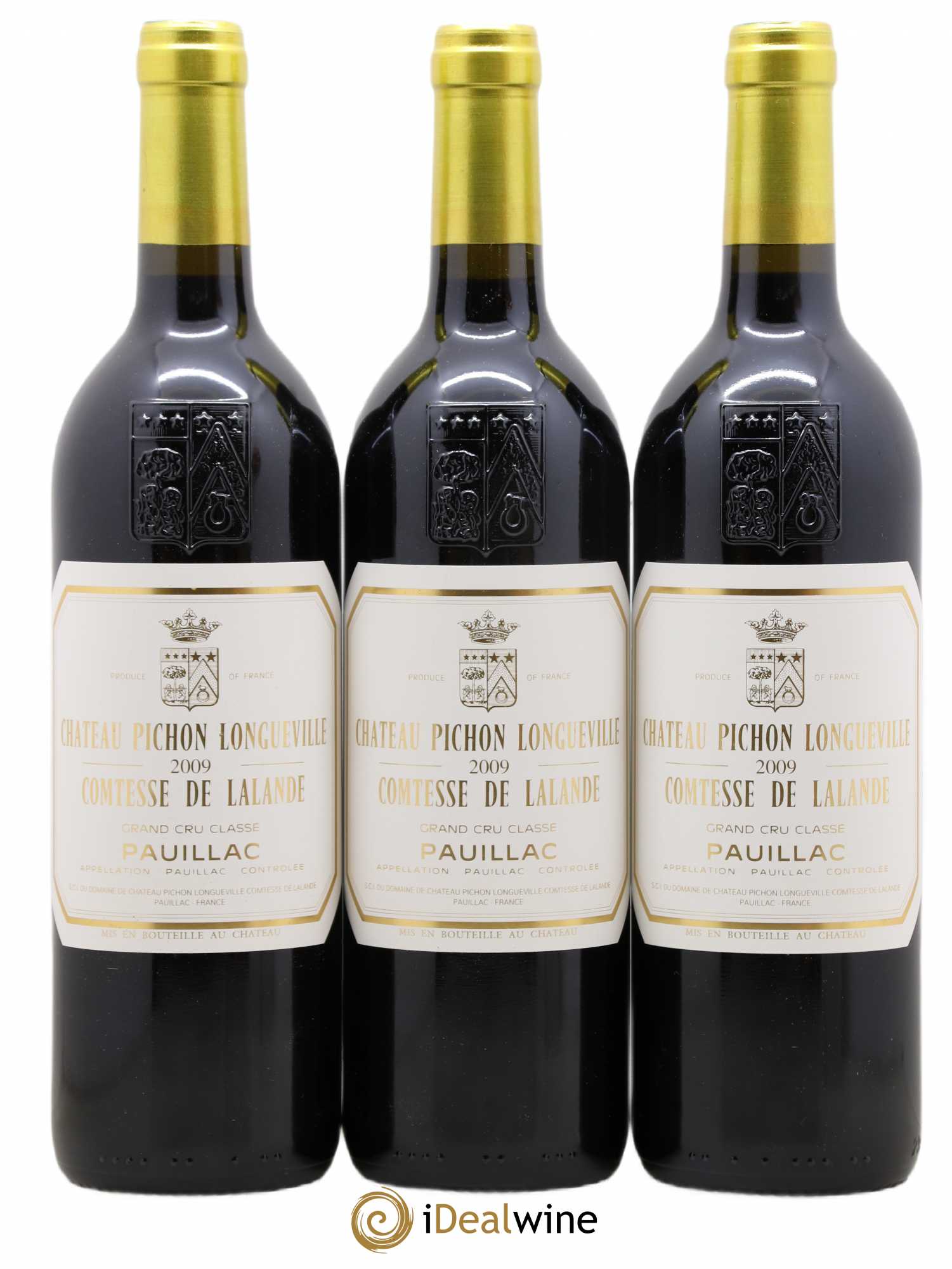 Château Pichon Longueville Comtesse de Lalande 2ème Grand Cru Classé 2009 - Lot de 3 bouteilles - 0