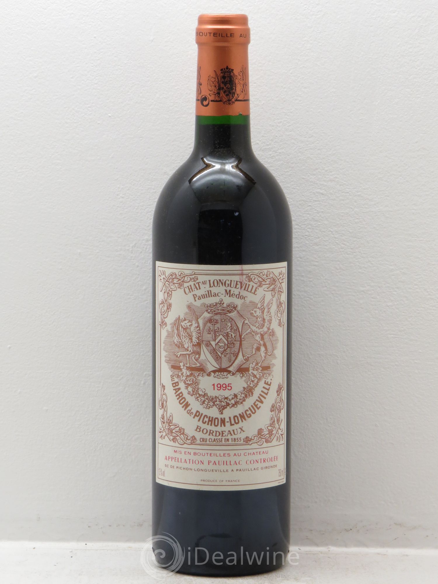 Pichon Longueville Baron 2ème Grand Cru Classé 1995 - Lot de 1 bouteille - 0
