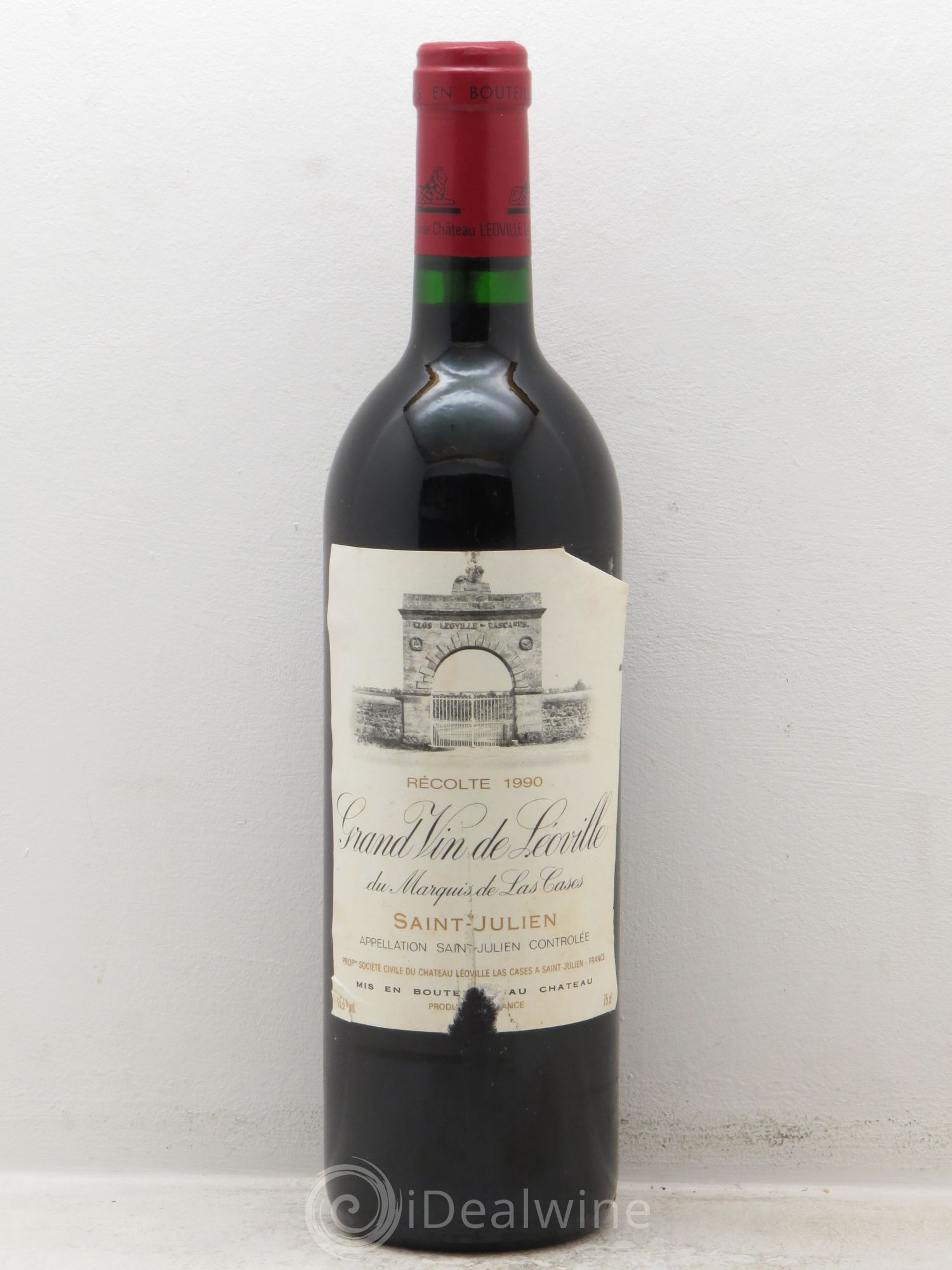 Château Léoville Las Cases 2ème Grand Cru Classé 1990 - Lot de 1 bouteille - 0