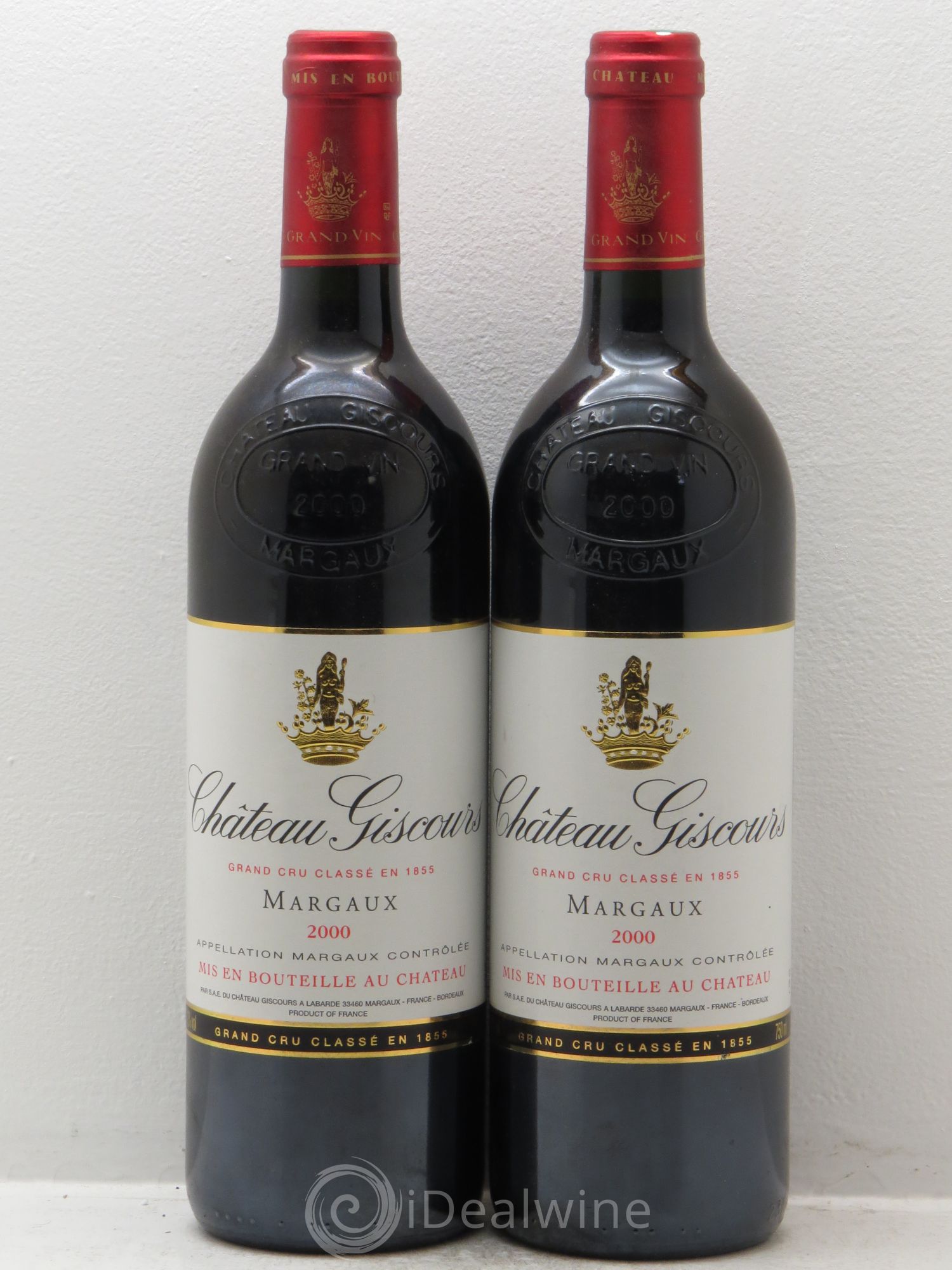 Château Giscours 3ème Grand Cru Classé 2000 - Lot de 2 bouteilles - 0