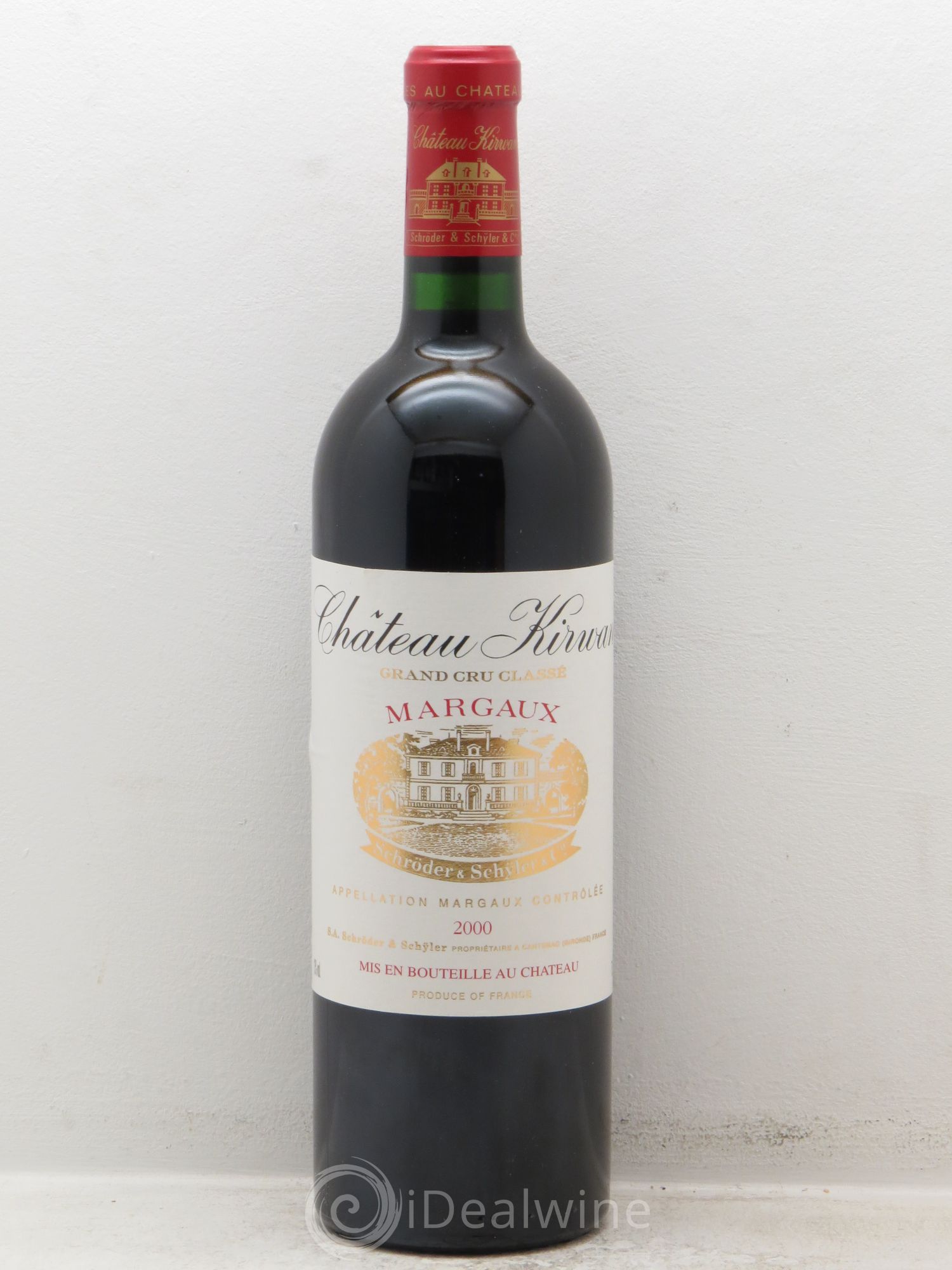Château Kirwan 3ème Grand Cru Classé 2000 - Lot de 1 bouteille - 0