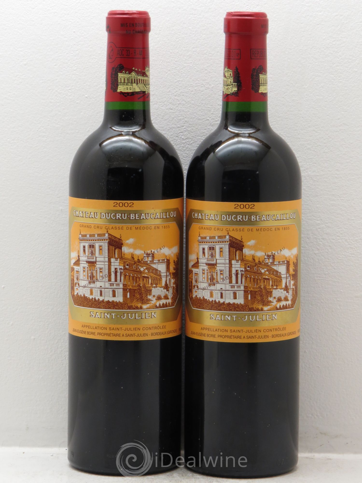 Château Ducru Beaucaillou 2ème Grand Cru Classé 2002 - Lot de 2 bouteilles - 0