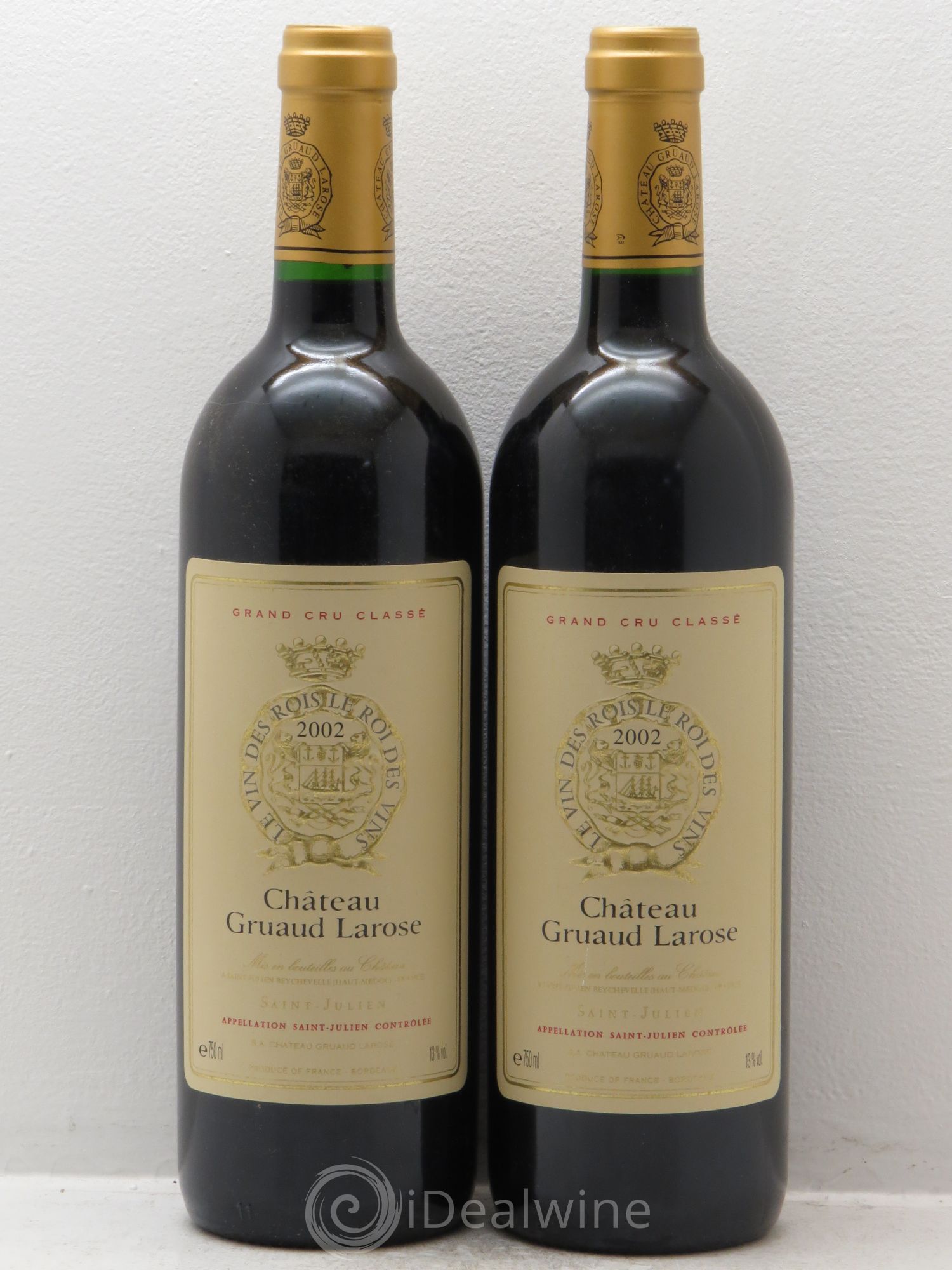 Château Gruaud Larose 2ème Grand Cru Classé 2002 - Lot de 2 bouteilles - 0