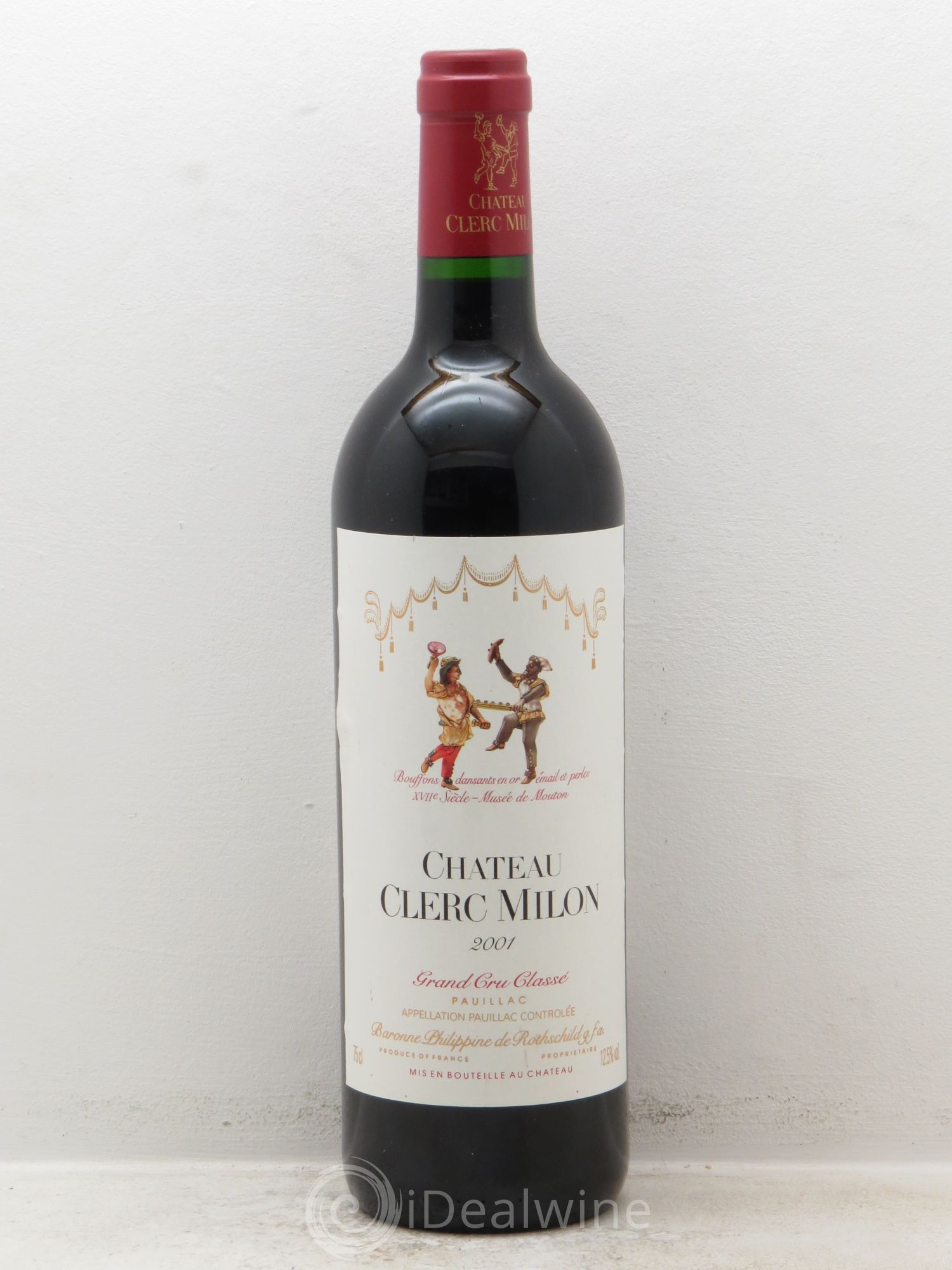 Château Clerc Milon 5ème Grand Cru Classé 2001 - Lot de 1 bouteille - 0
