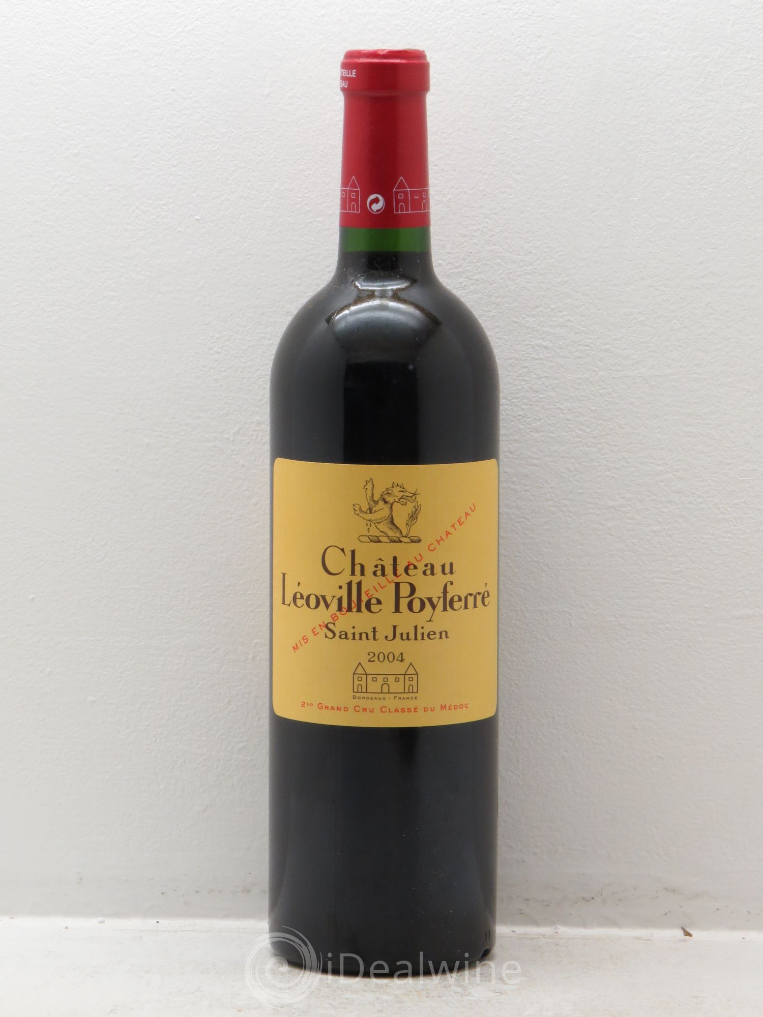 Château Léoville Poyferré 2ème Grand Cru Classé 2004 - Lot de 1 bouteille - 0