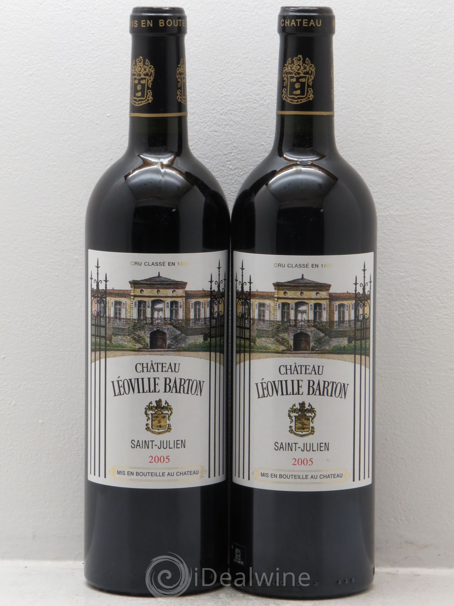 Château Léoville Barton 2ème Grand Cru Classé 2005 - Lot de 2 bouteilles - 0