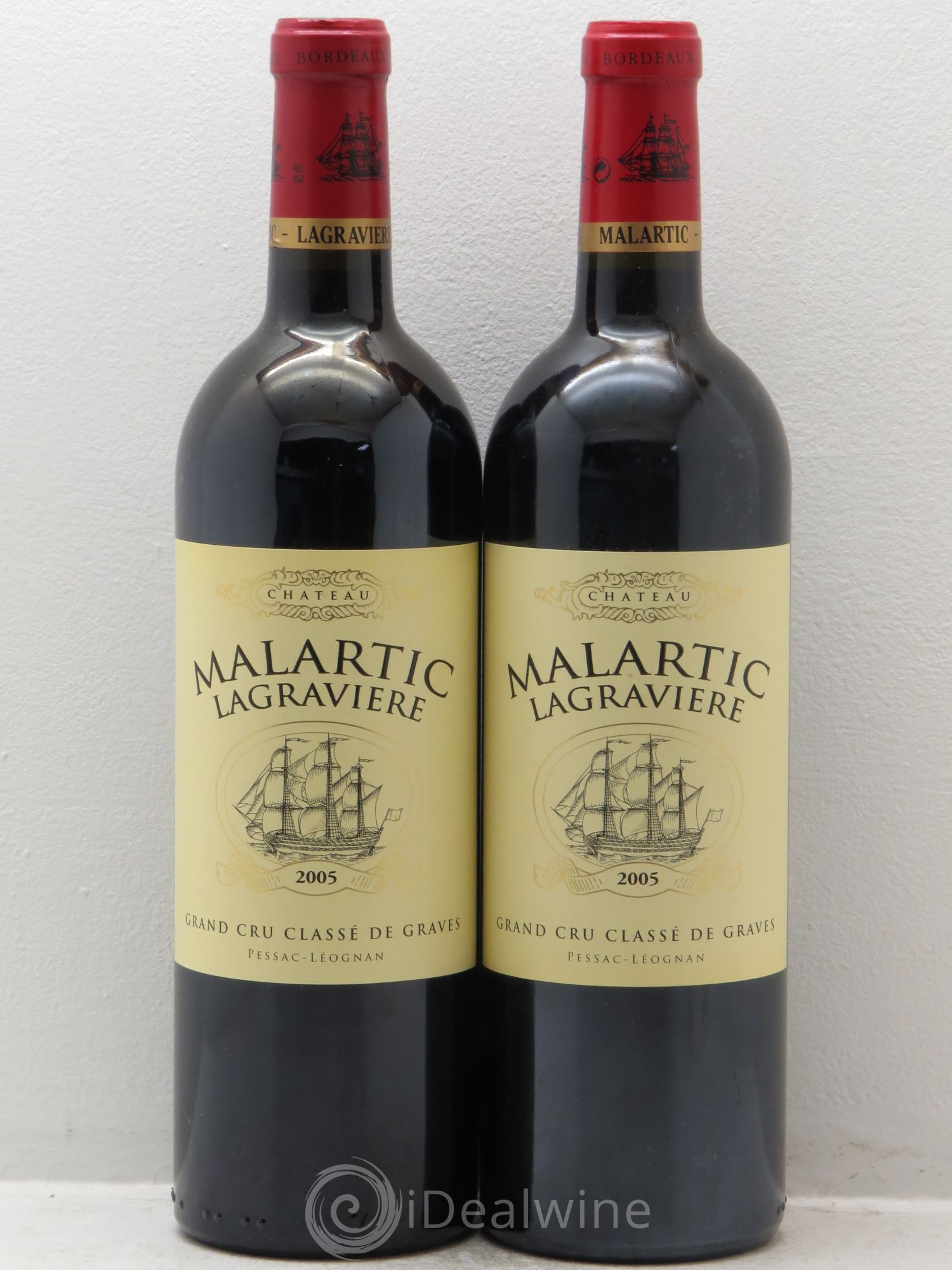 Château Malartic-Lagravière Cru Classé de Graves 2005 - Lot de 2 bouteilles - 0