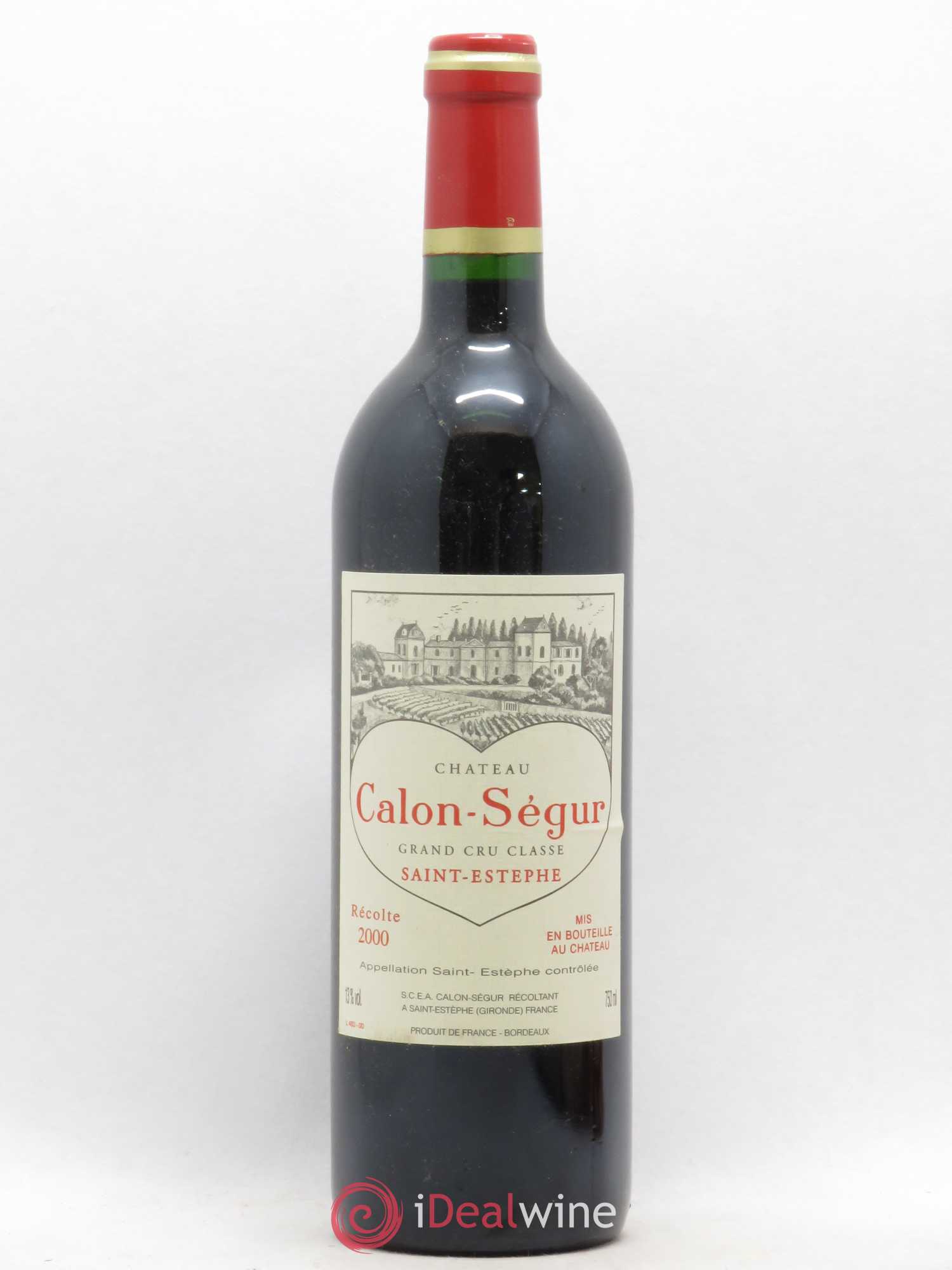 Château Calon Ségur 3ème Grand Cru Classé 2000 - Lot de 1 bouteille - 0
