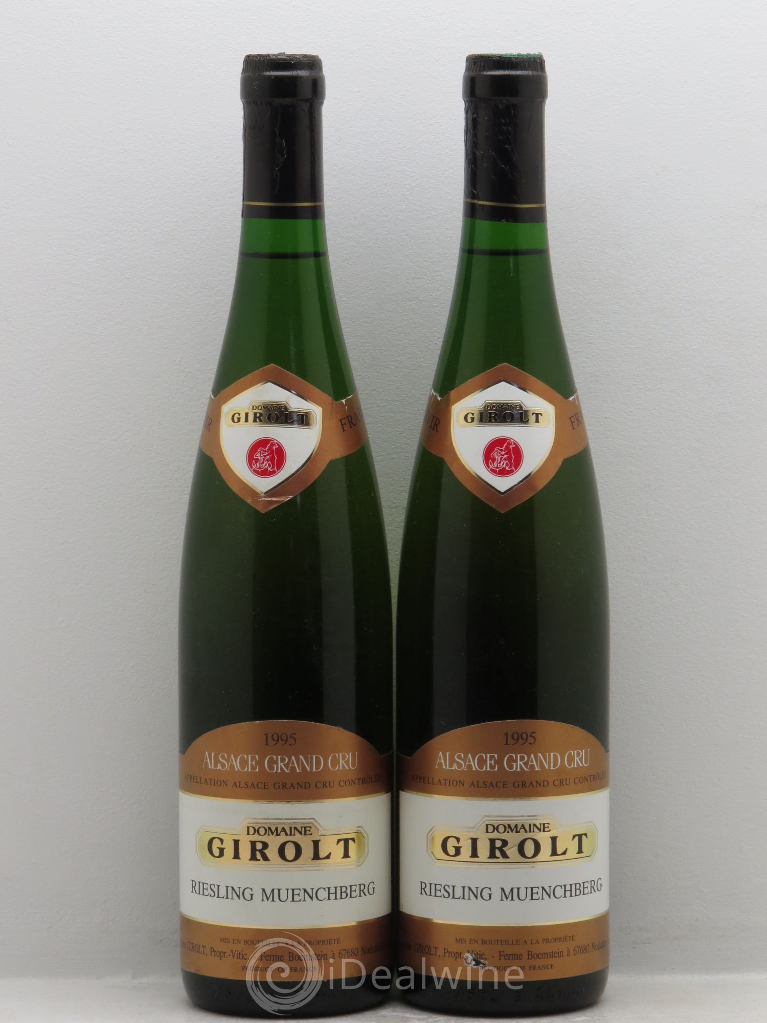 Riesling Grand Cru Domaine Girolt (sans prix de réserve) 1995 - Posten von 2 Flaschen - 0