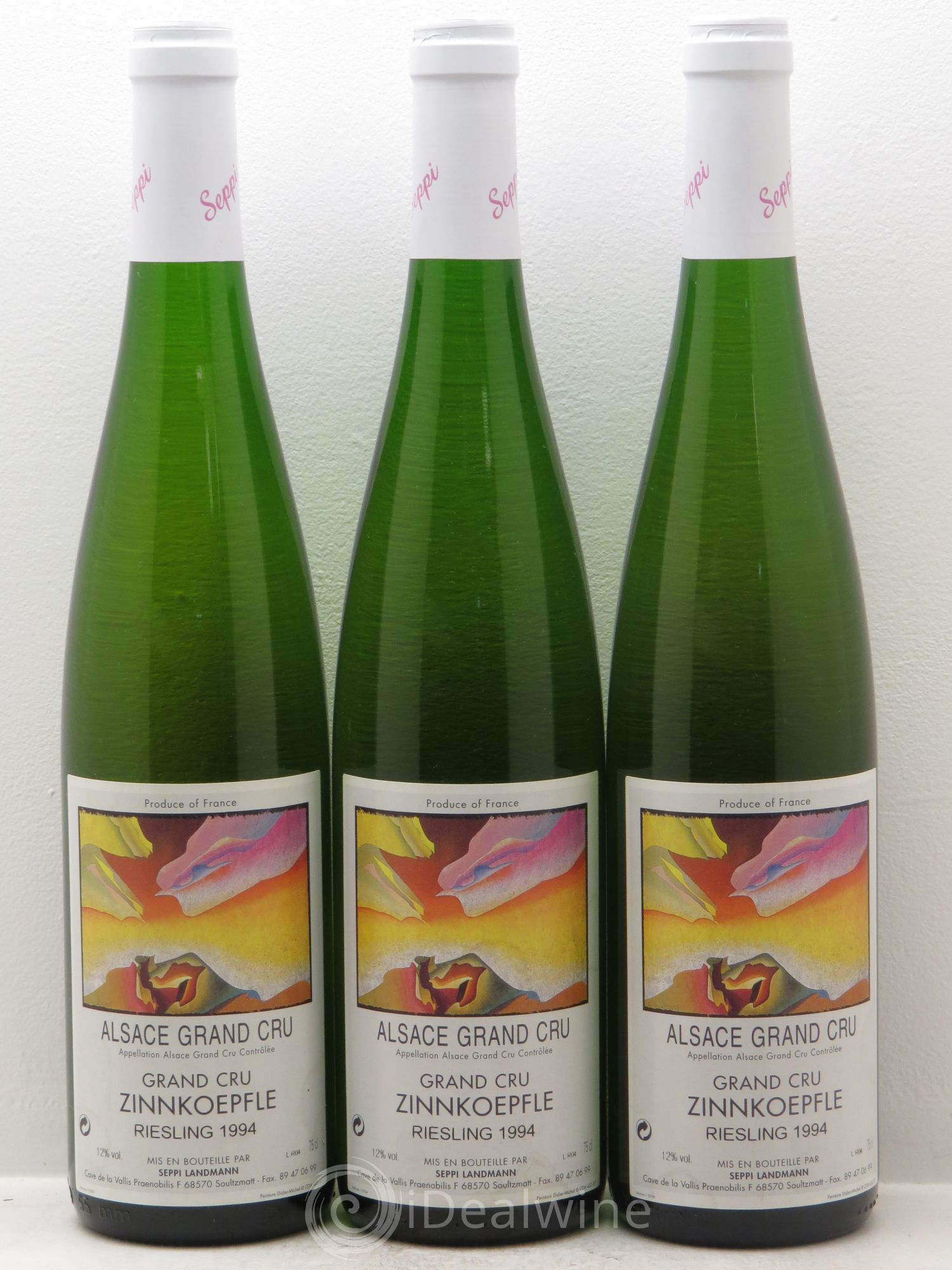 Riesling Zinnkoepfle Seppi Landmann 1994 - Posten von 3 Flaschen - 0