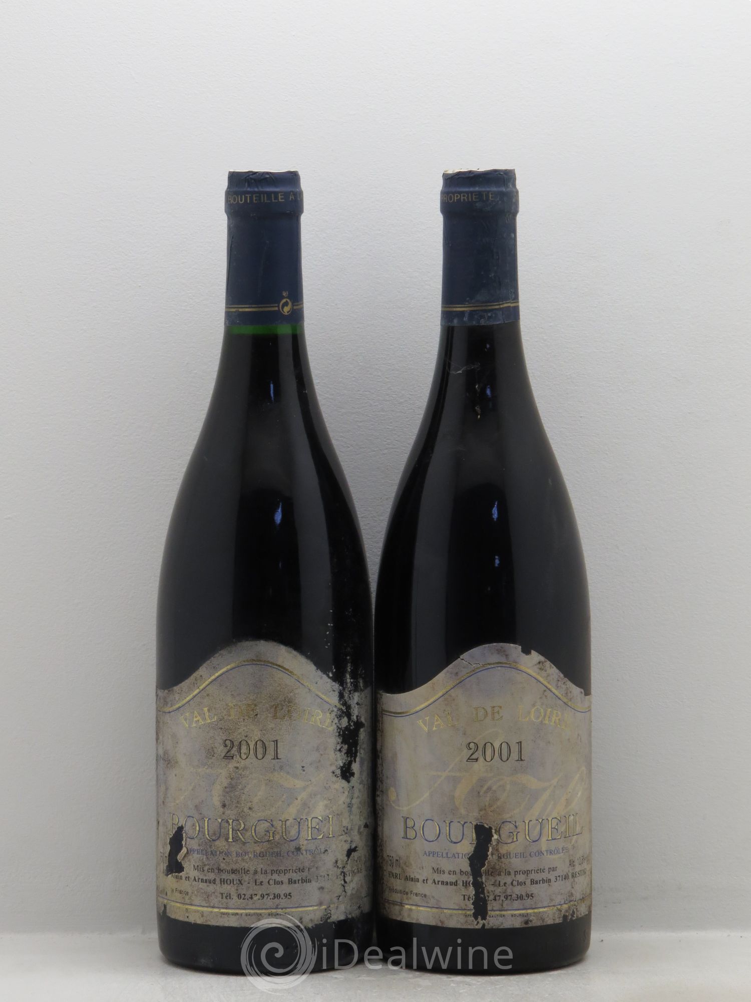 Bourgueil Houx (sans prix de réserve) 2001 - Posten von 2 Flaschen - 0