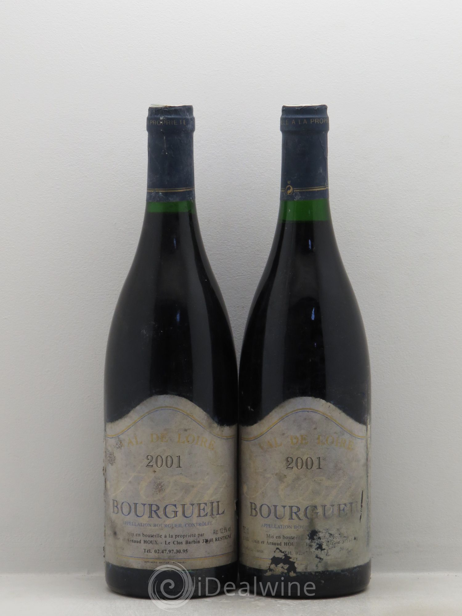 Bourgueil Houx (sans prix de réserve) 2001 - Posten von 2 Flaschen - 0