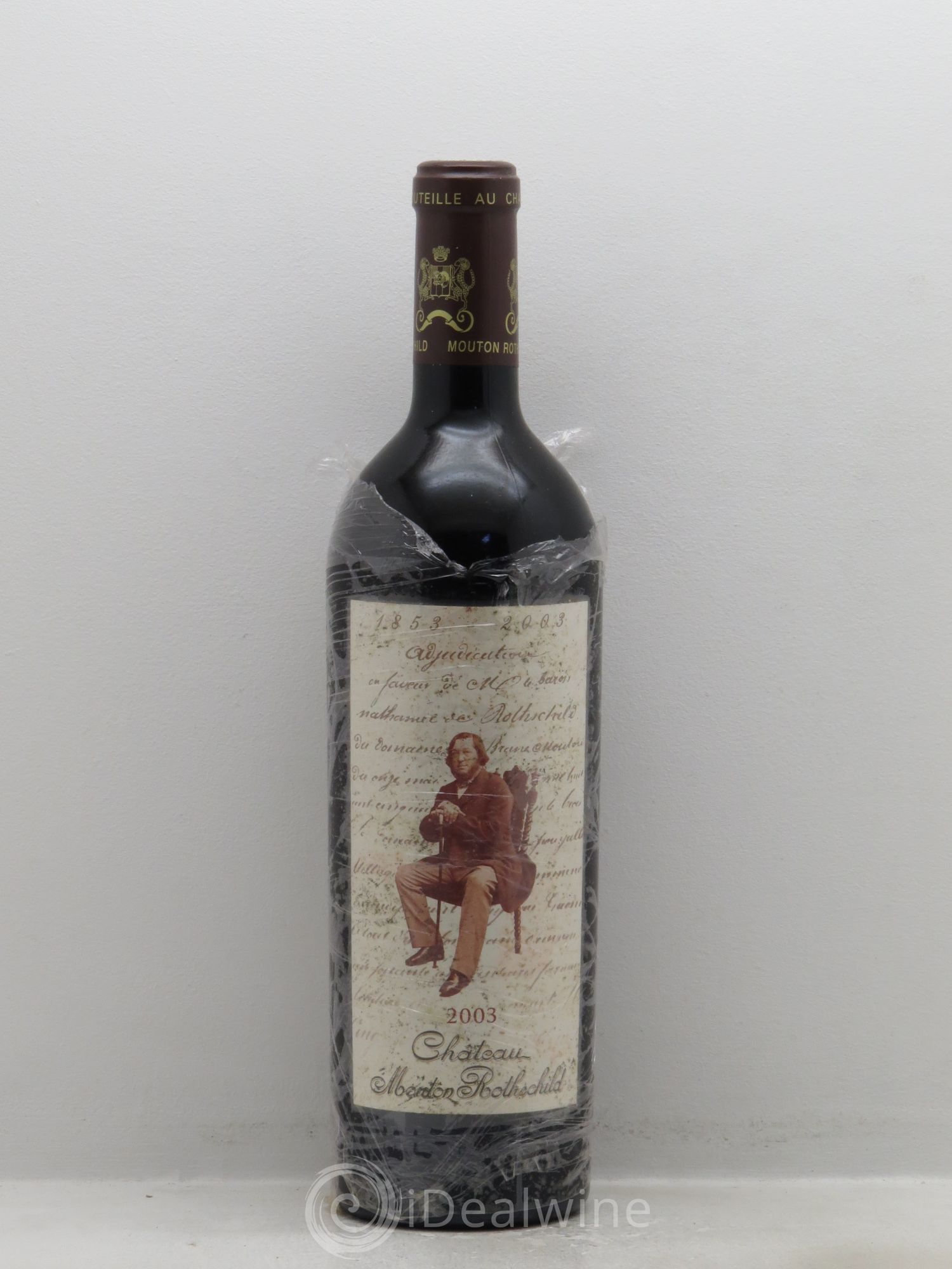 Château Mouton Rothschild 1er Grand Cru Classé 2003 - Lot de 1 bouteille - 0