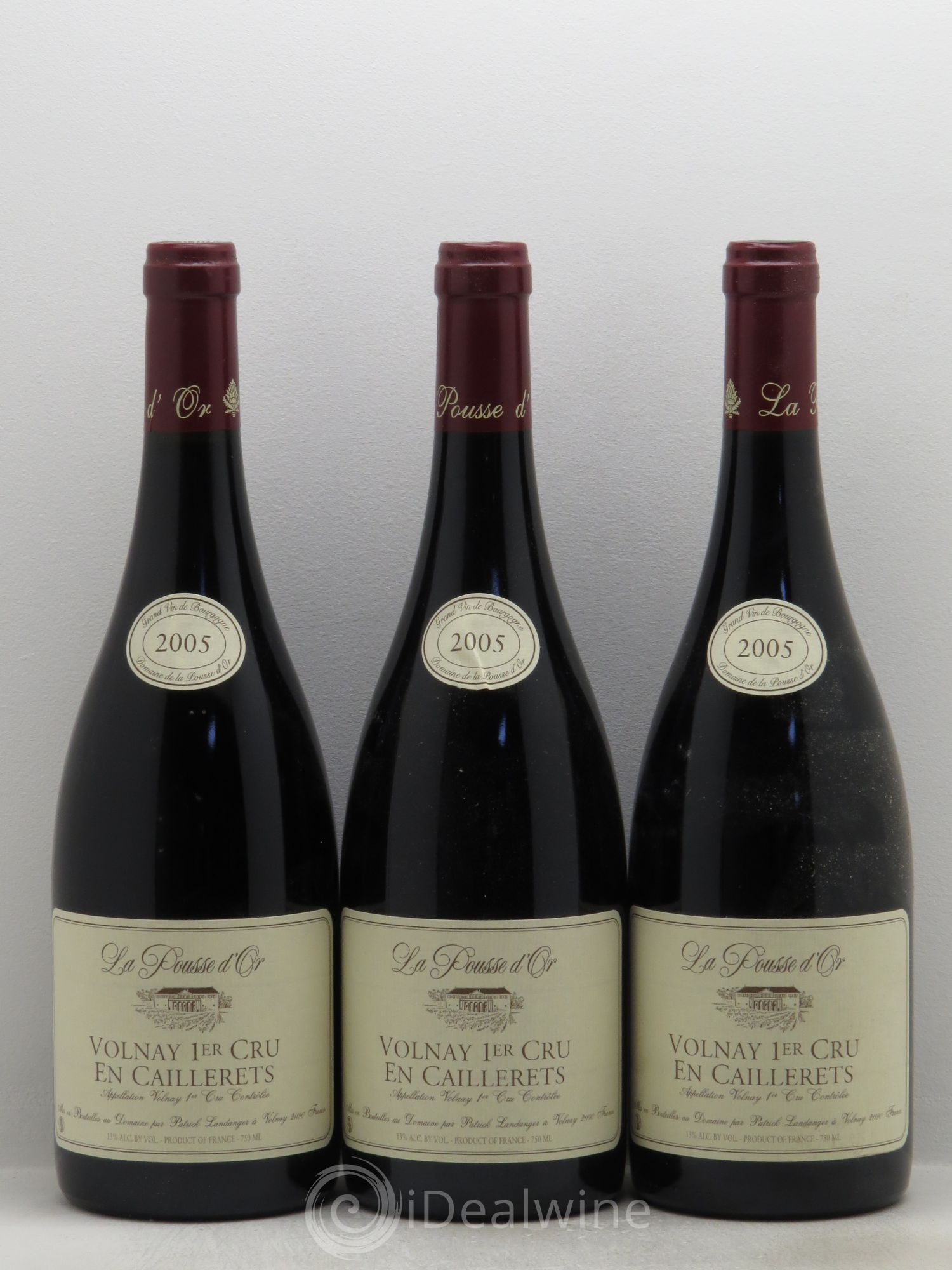 Volnay 1er Cru Les Caillerets La Pousse d'Or (Domaine de) 2005 - Lot de 3 bouteilles - 0