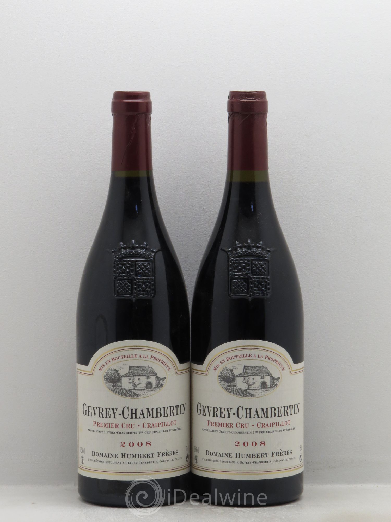 Gevrey-Chambertin 1er Cru Humbert 2008 - Lot de 2 bouteilles - 0