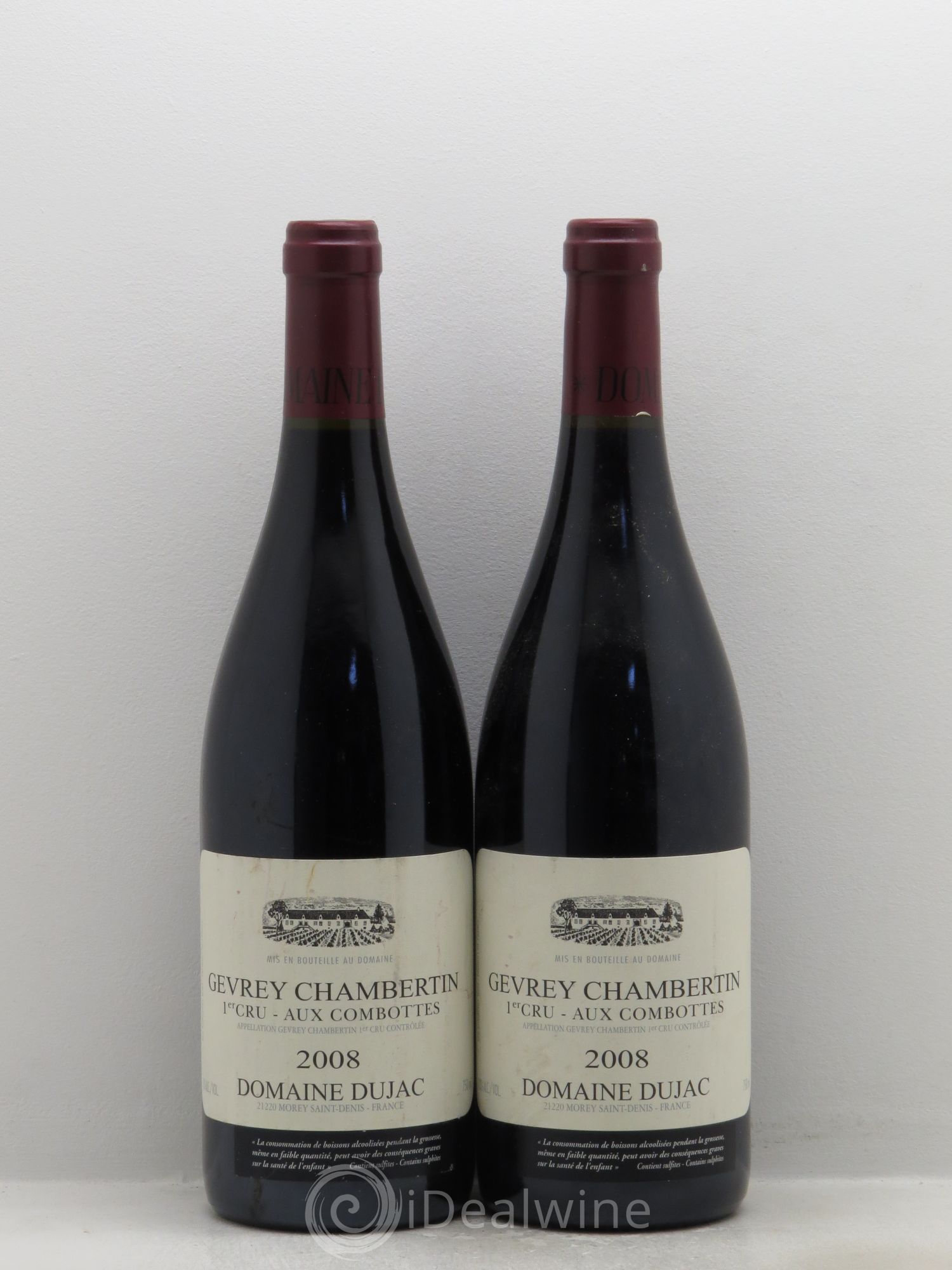 Gevrey-Chambertin 1er Cru Aux Combottes Dujac (Domaine) 2008 - Lot de 2 bouteilles - 0