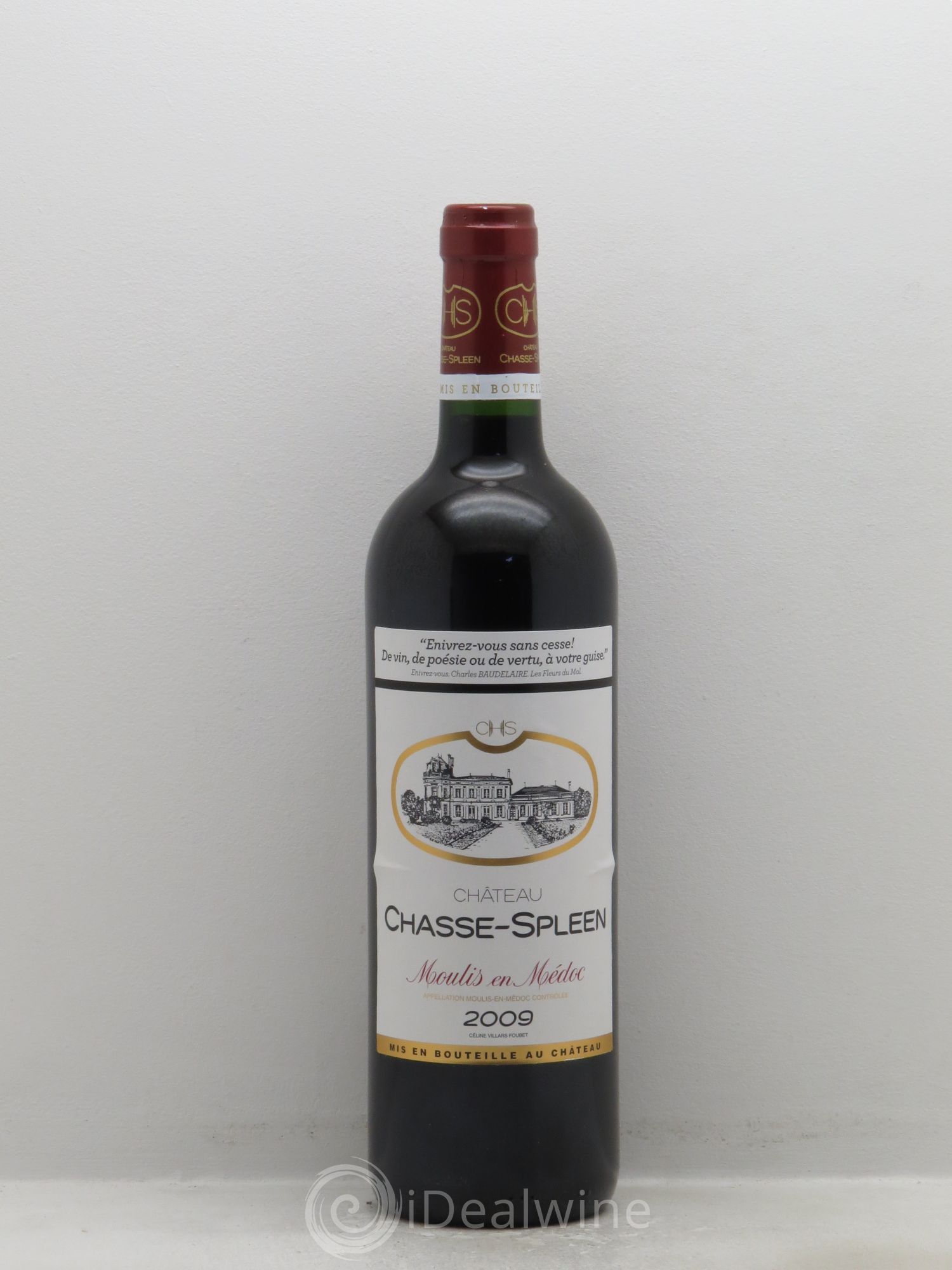 Château Chasse Spleen 2009 - Lot de 6 bouteilles - 0