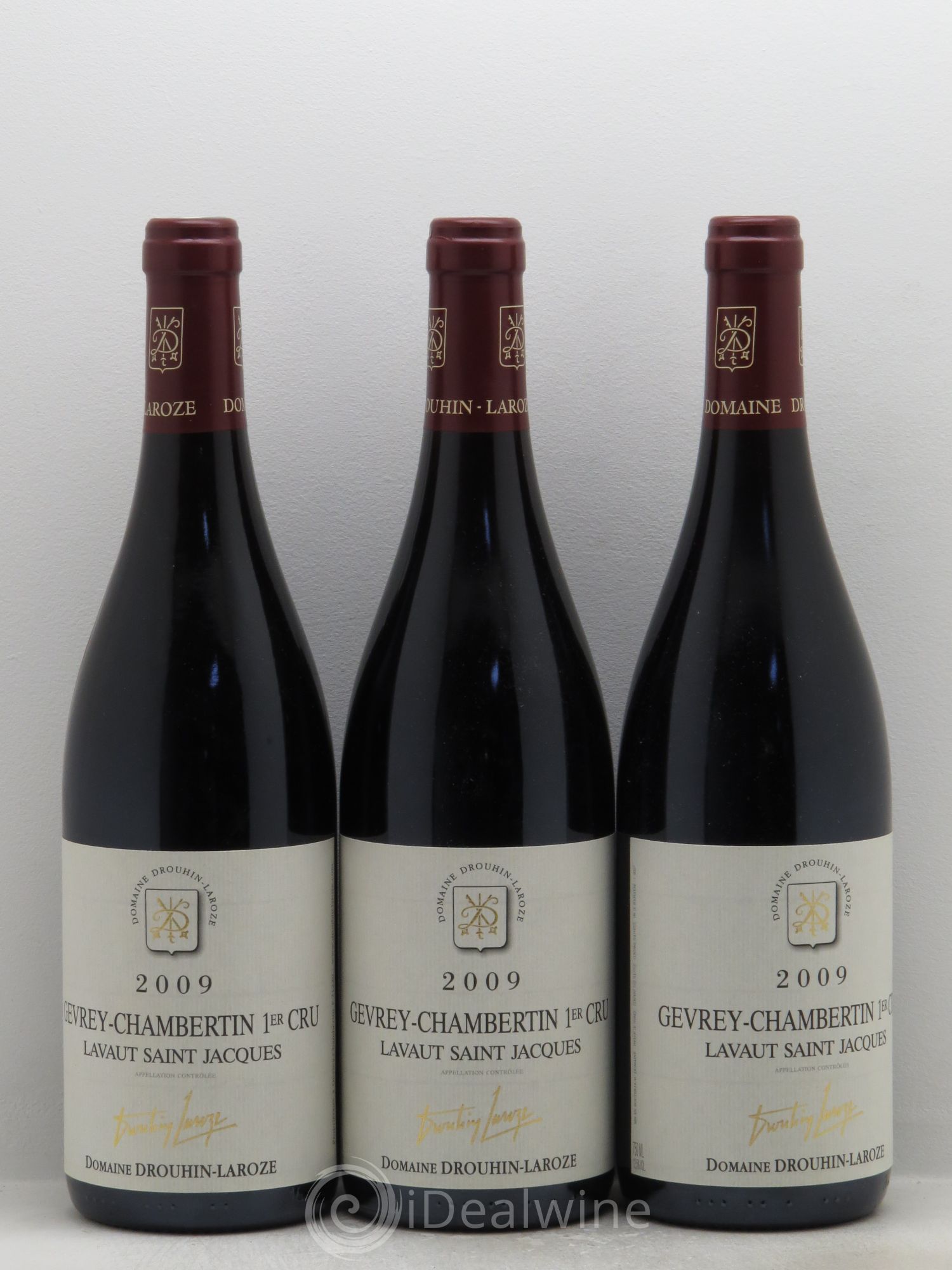 Gevrey-Chambertin 1er Cru Lavaut Saint-Jacques Domaine Drouhin-Laroze 2009 - Lot de 3 bouteilles - 0