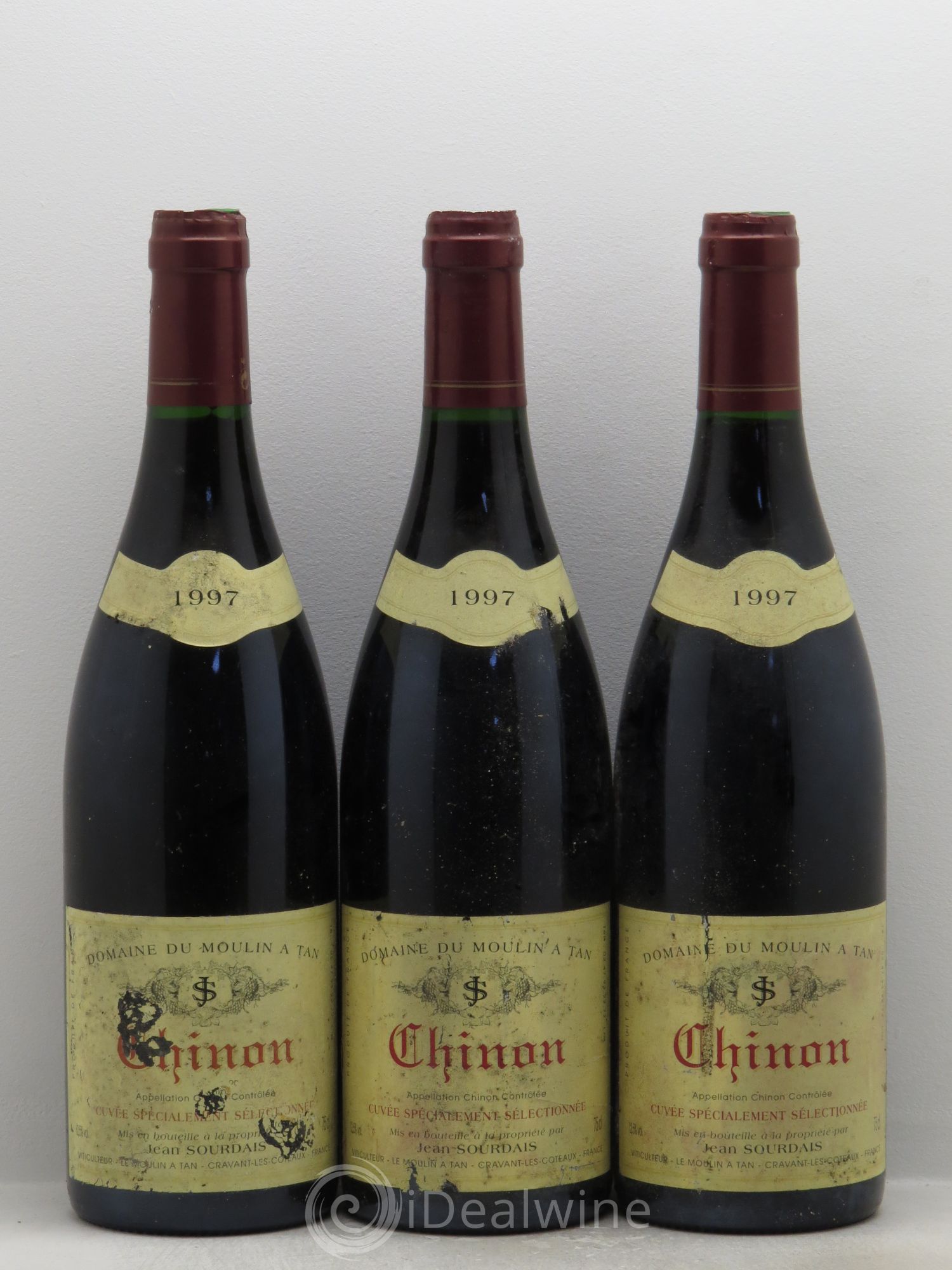 Chinon Jean Sardais (sans prix de réserve) 1997 - Posten von 3 Flaschen - 0