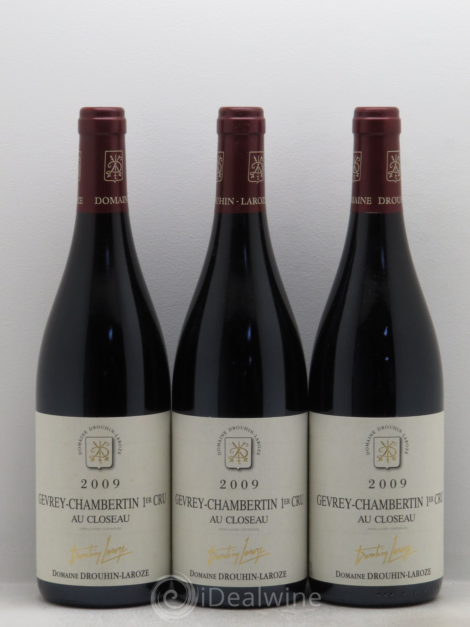 Gevrey-Chambertin 1er Cru Au Closeau Domaine Drouhin-Laroze 2009 - Lot de 3 bouteilles - 0