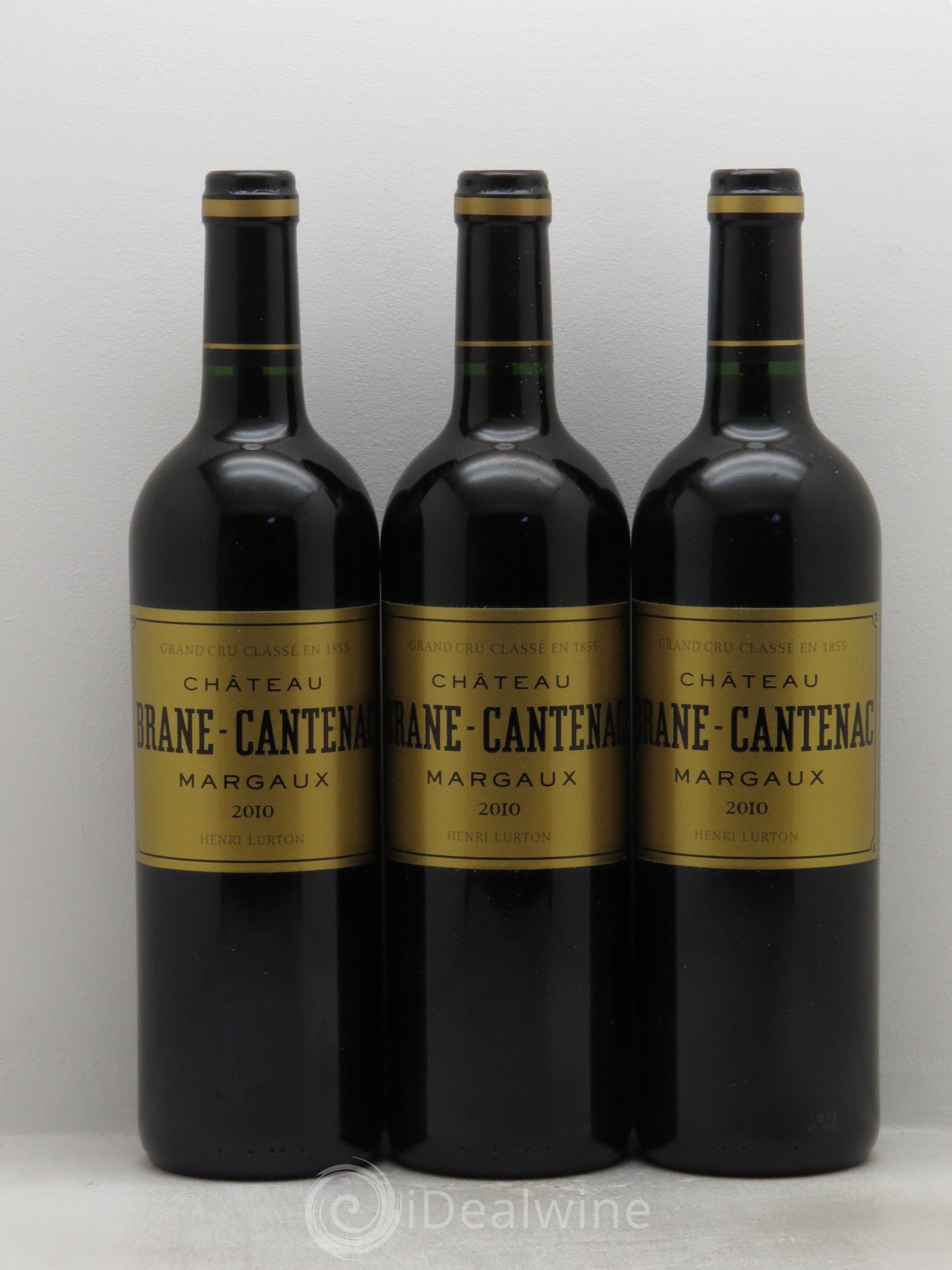 Château Brane Cantenac 2ème Grand Cru Classé 2010 - Lot de 3 bouteilles - 0