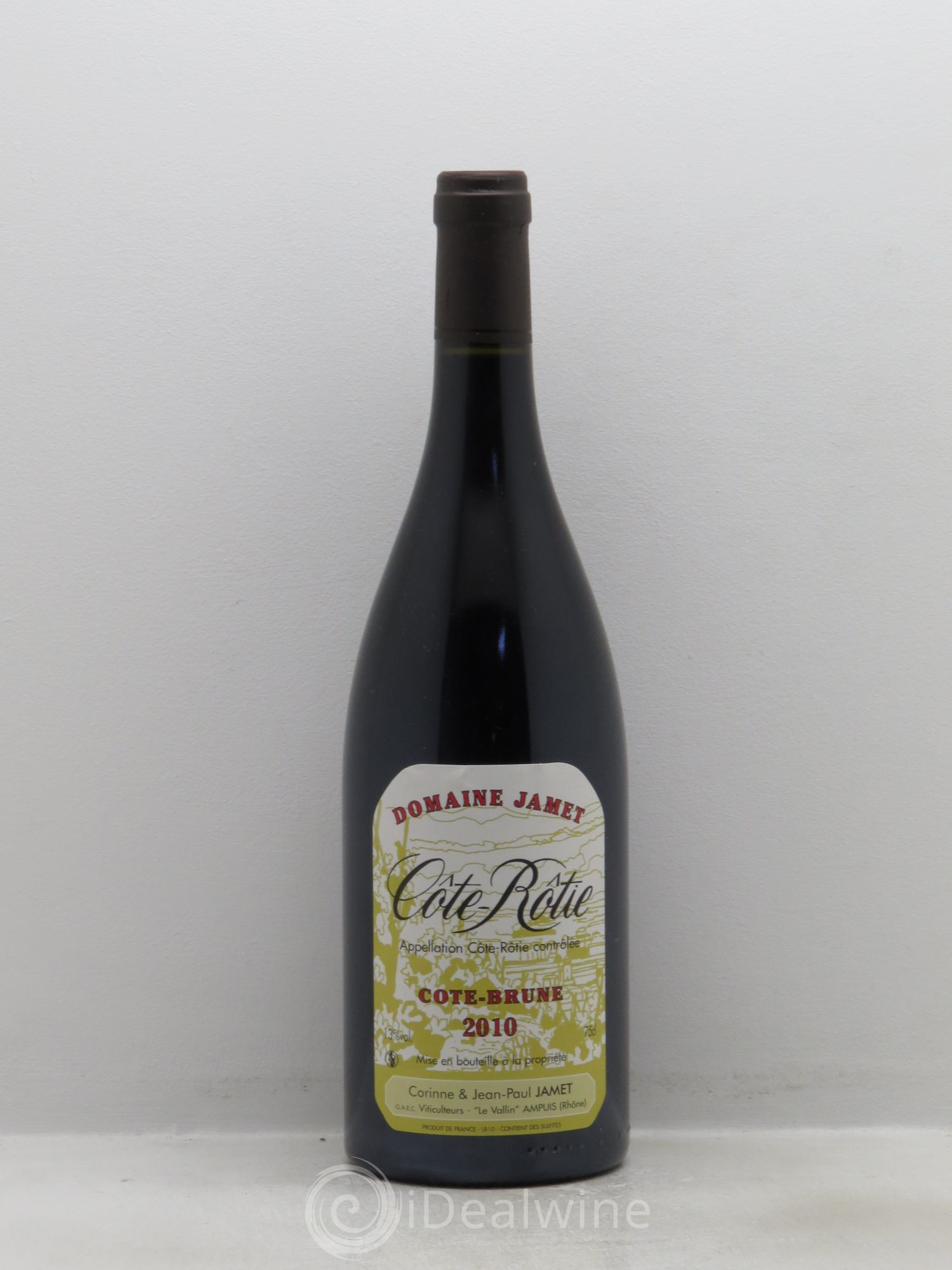 Côte-Rôtie Côte Brune Jamet (Domaine) 2010 - Lot de 1 bouteille - 0