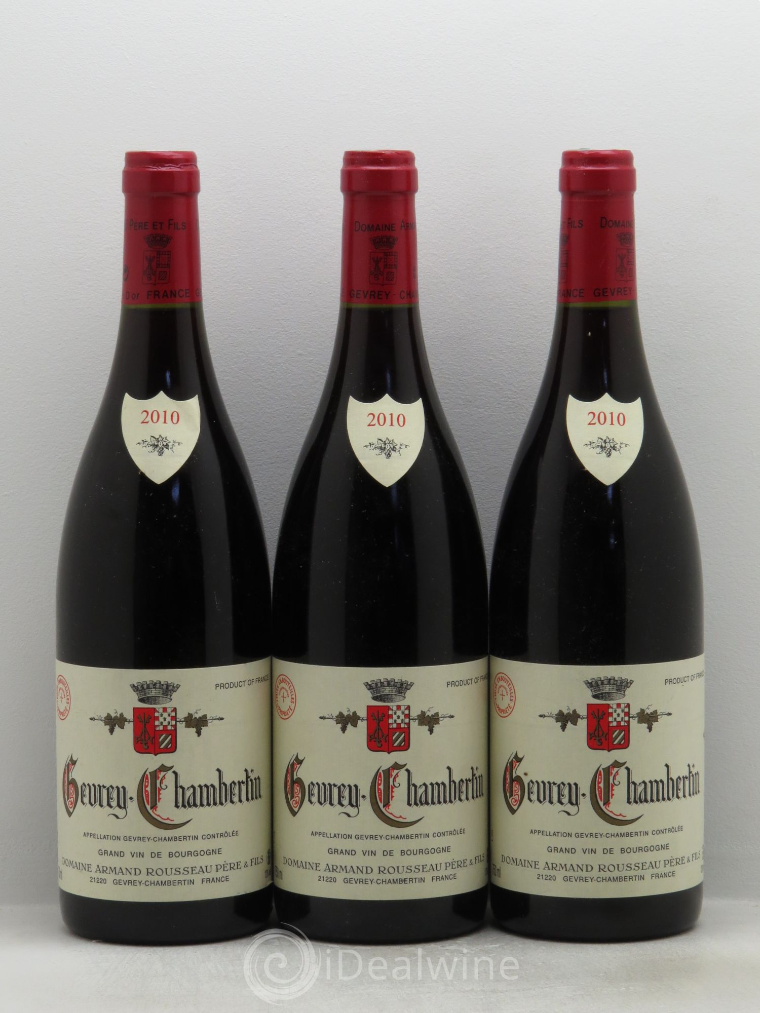 Gevrey-Chambertin Armand Rousseau (Domaine) 2010 - Lot de 3 bouteilles - 0