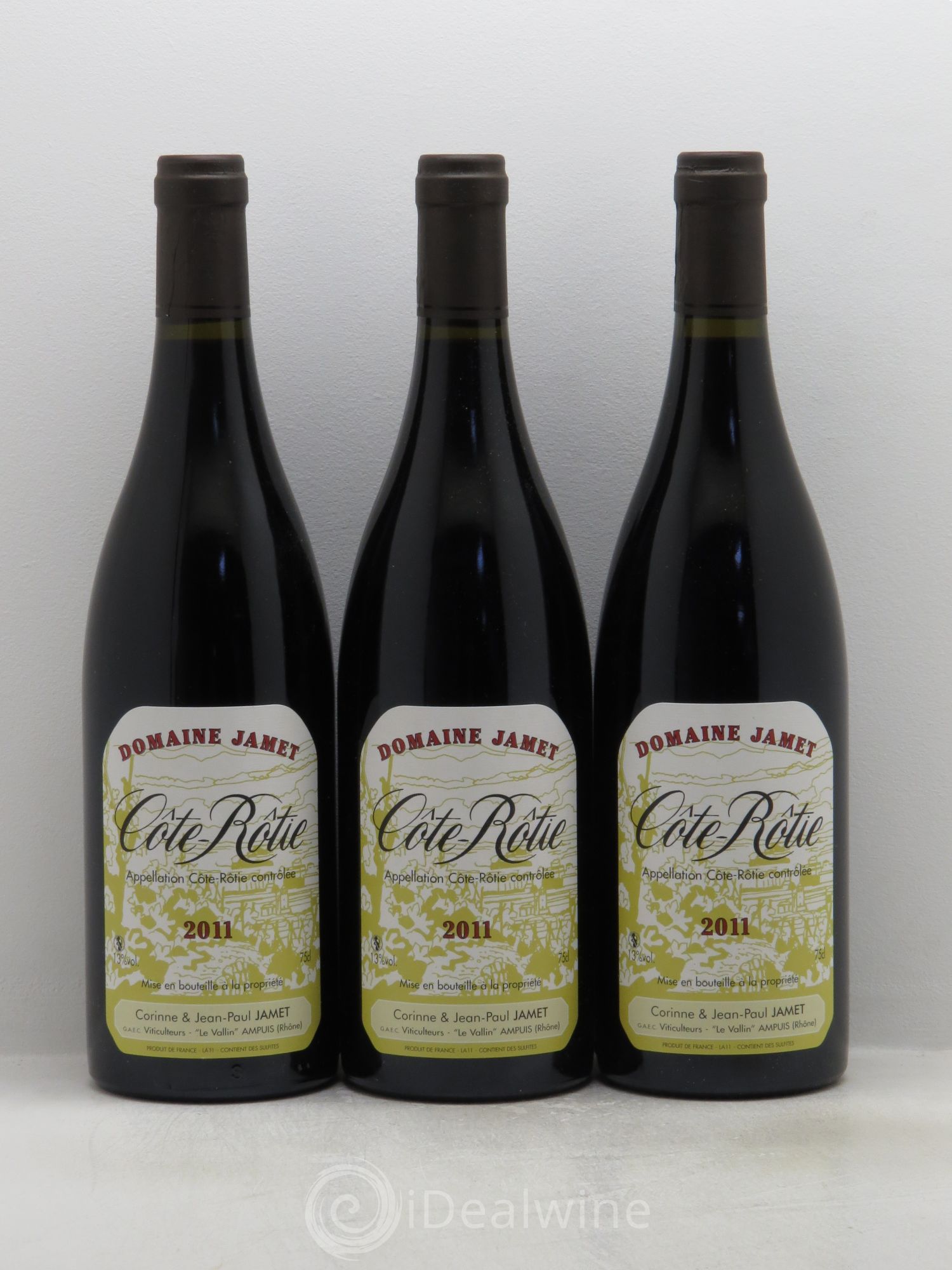 Côte-Rôtie Jamet (Domaine) 2011 - Lot de 3 bouteilles - 0