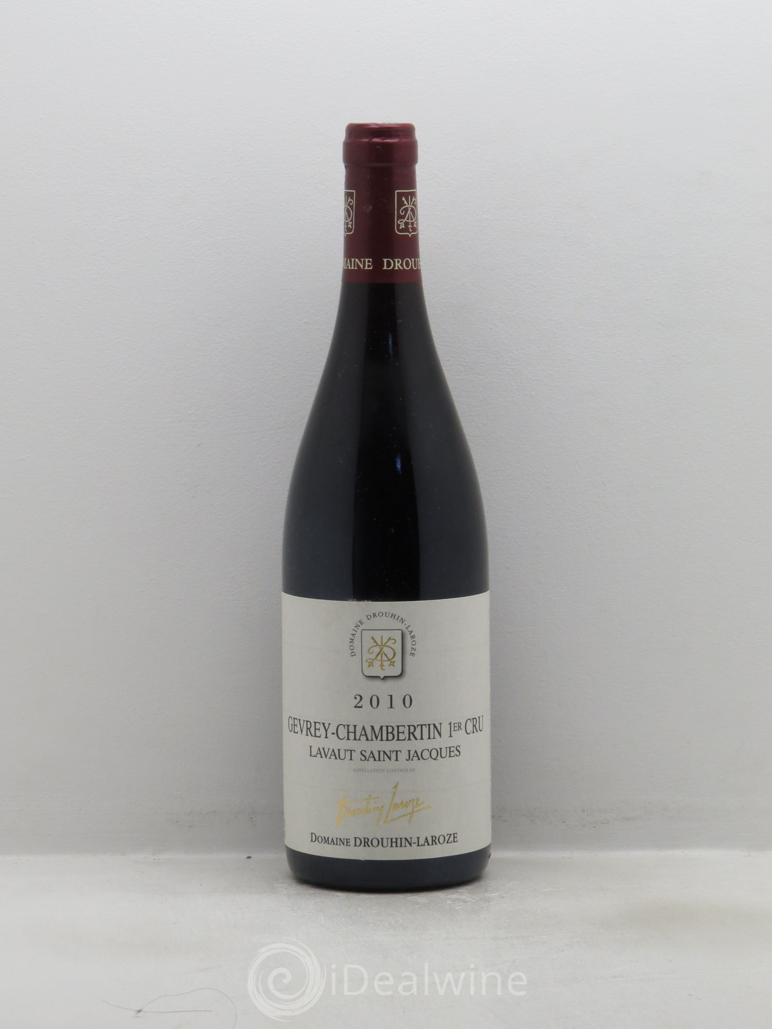 Gevrey-Chambertin 1er Cru Lavaut Saint-Jacques Domaine Drouhin-Laroze 2010 - Lot de 6 bouteilles - 0