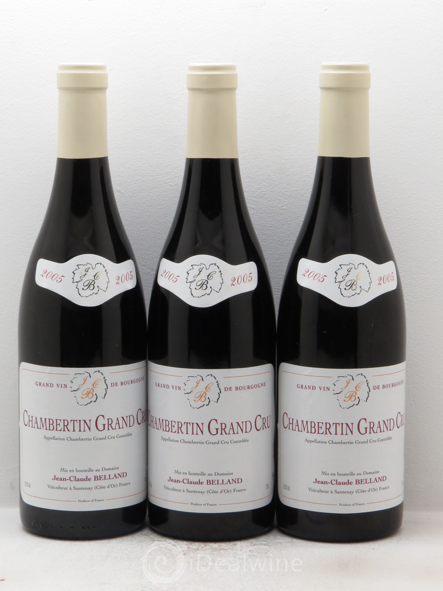 Chambertin Grand Cru Jean-Claude Belland 2005 - Posten von 3 Flaschen - 0