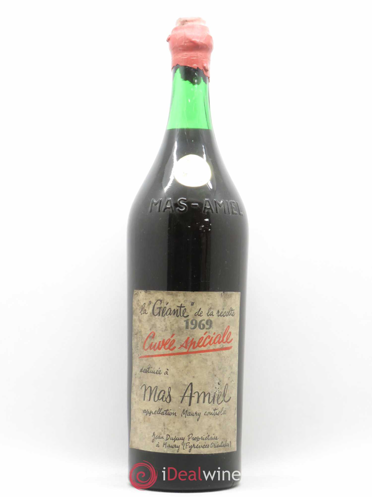Maury Vin Doux Naturel La Geante de la Recolte Mas Amiel 1969 - Lotto di 1 jéroboam - 0
