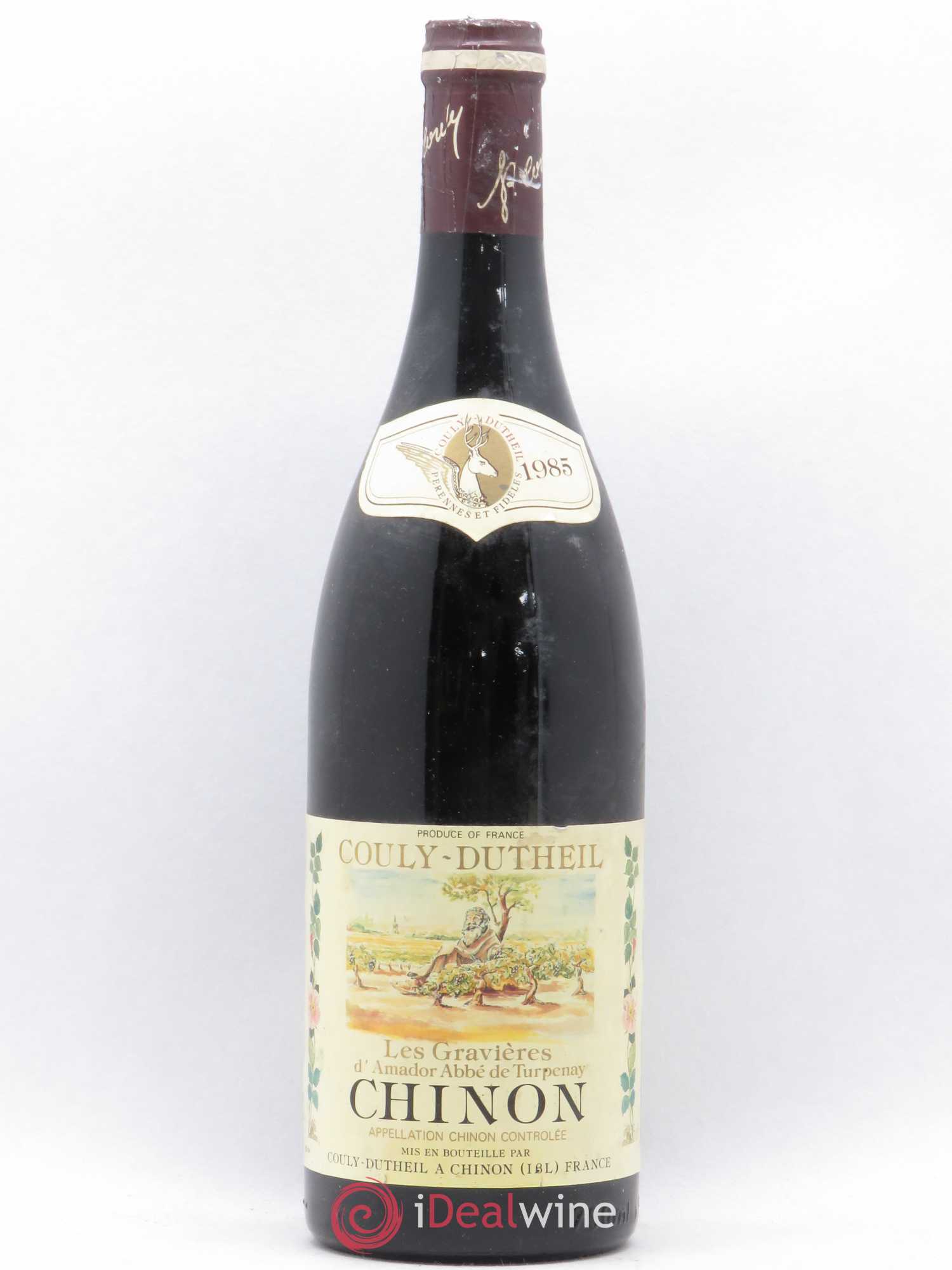 Chinon Les Gravières Couly Dutheil 1985 - Posten von 1 Flasche - 0