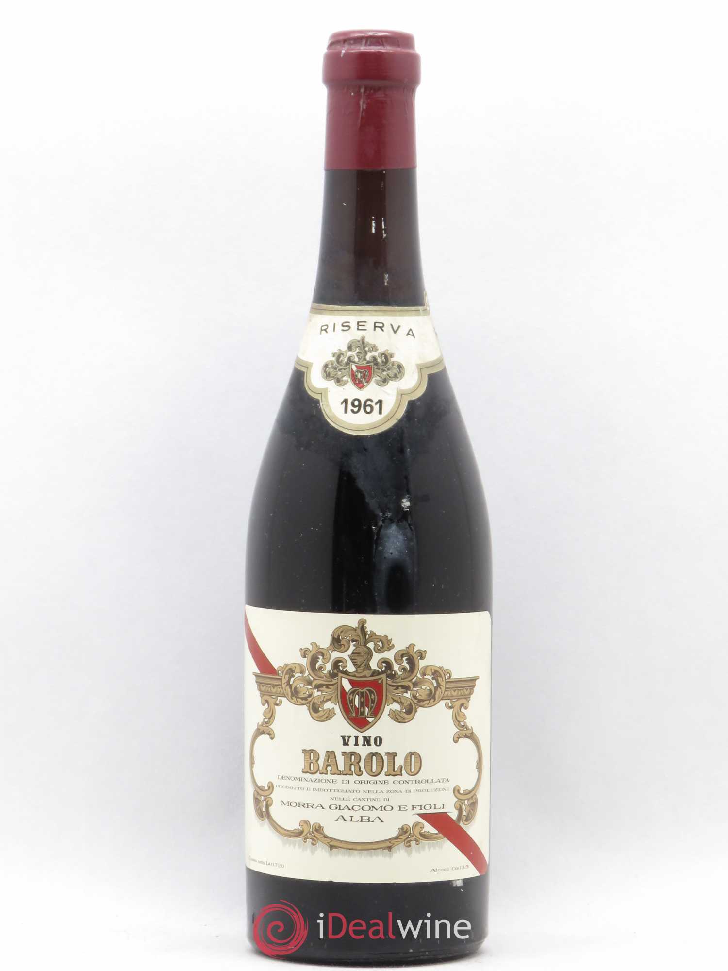 Barolo Riserva Giacomo Morra 1961 - Posten von 1 Flasche - 0