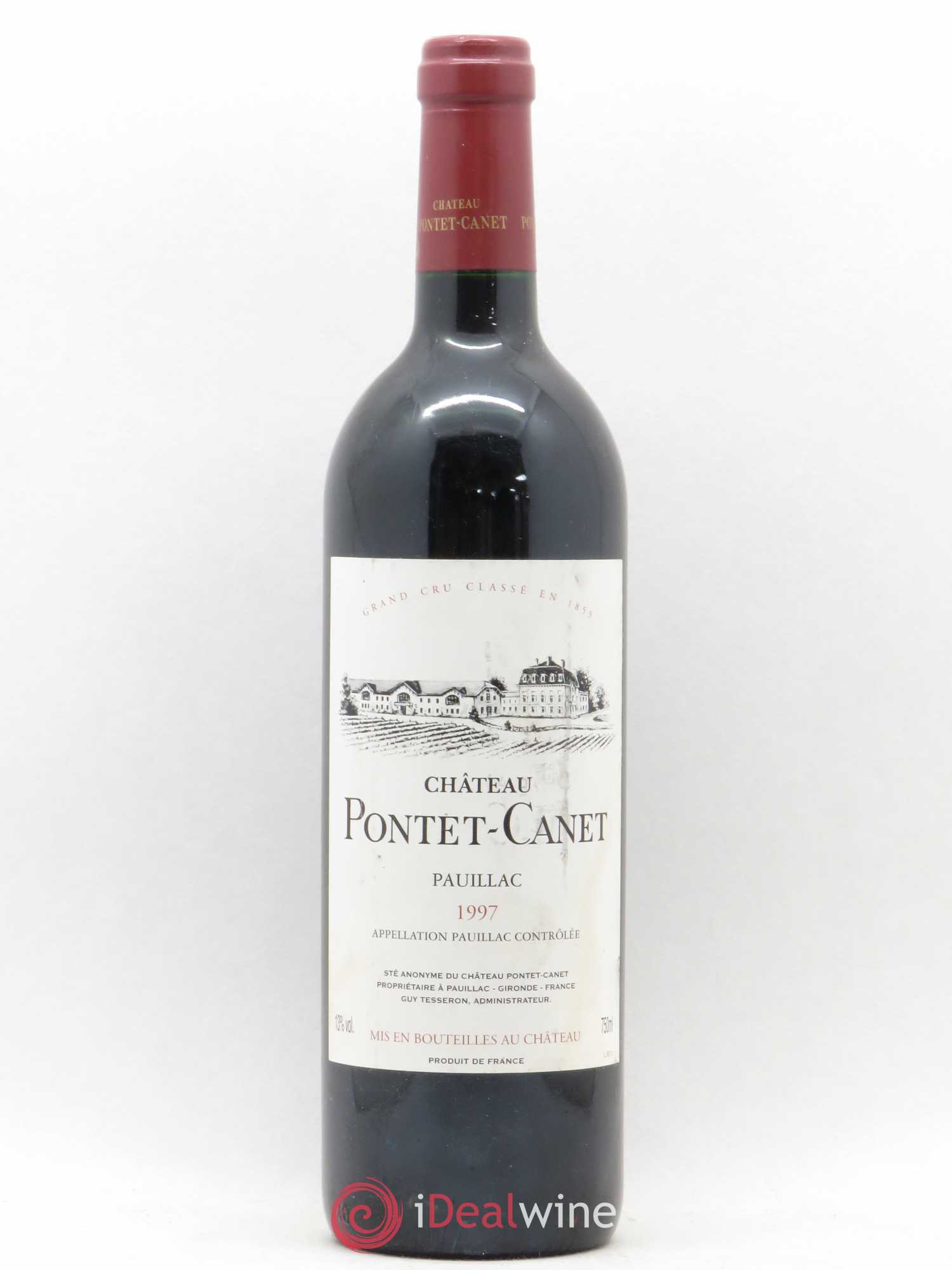 Château Pontet Canet 5ème Grand Cru Classé 1997 - Lot de 1 bouteille - 0
