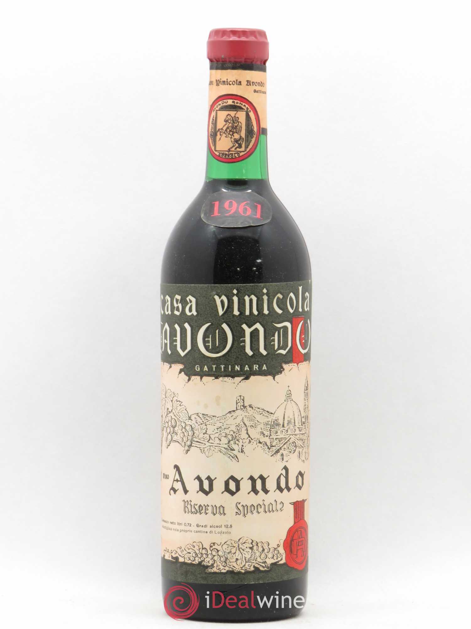 Gattinara DOCG Avondo Riserva Speciale 1961 - Lot de 1 bouteille - 0