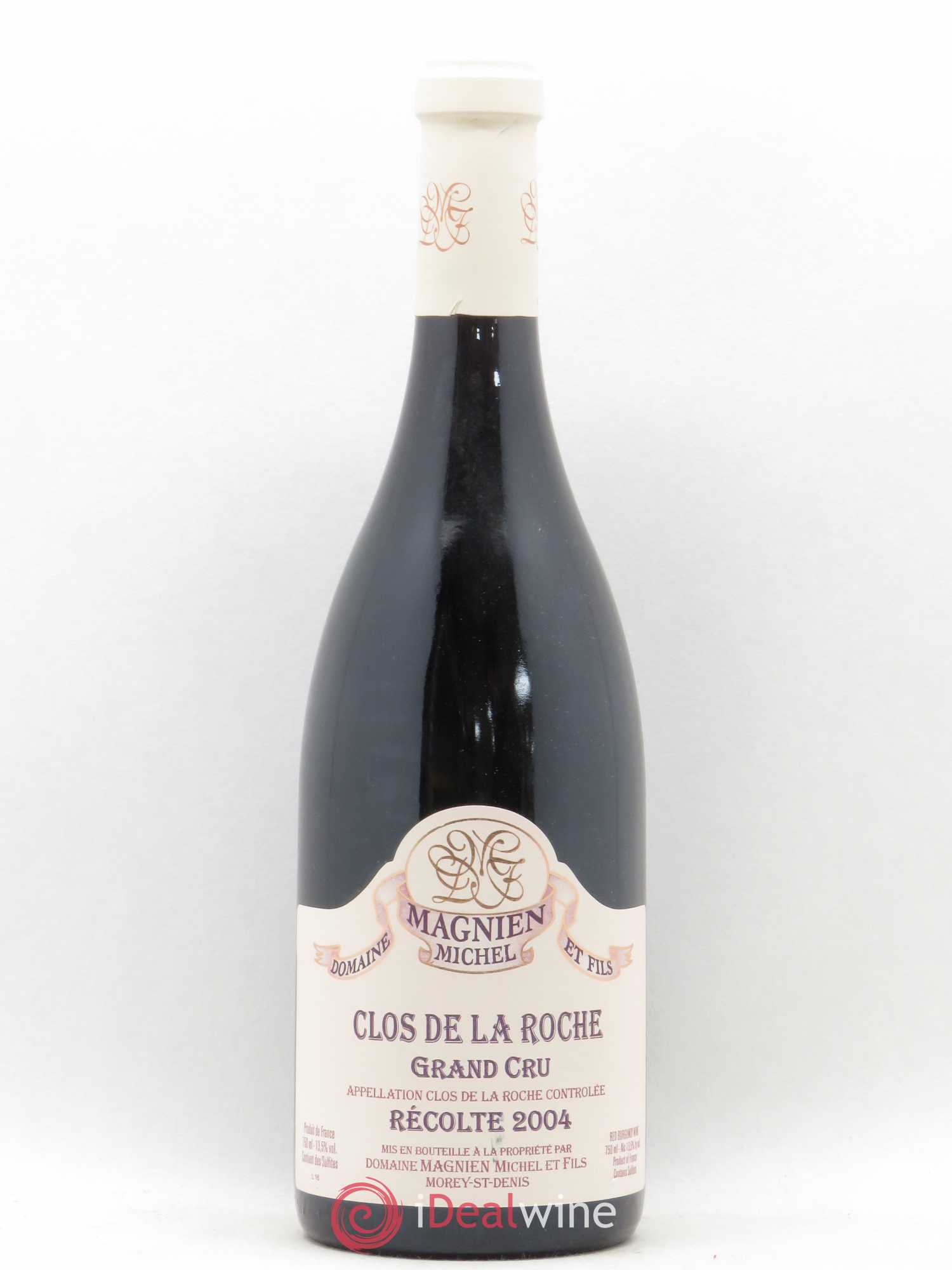 Clos de la Roche Grand Cru Michel Magnien 2004 - Lot de 1 bouteille - 0