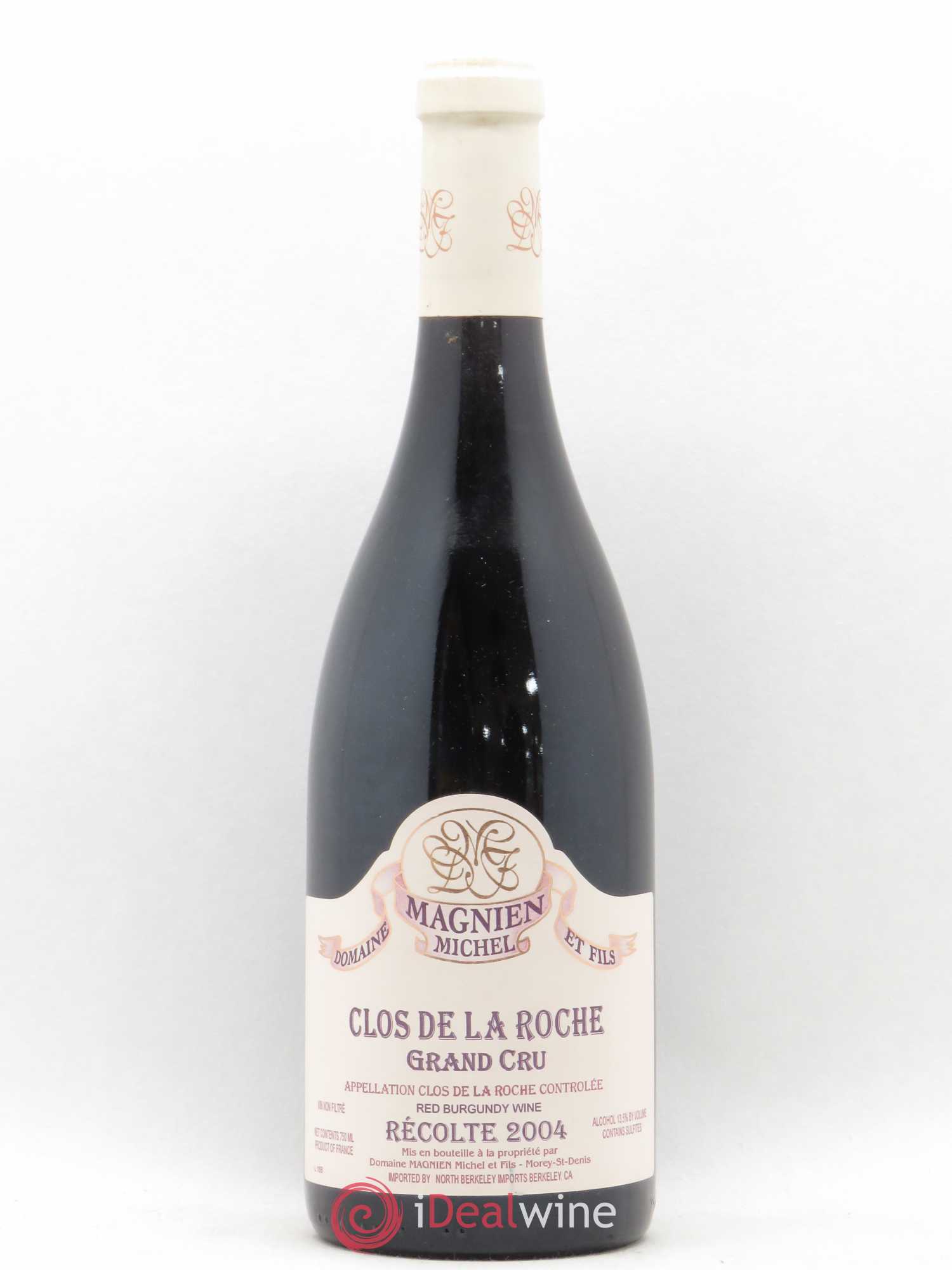 Clos de la Roche Grand Cru Michel Magnien 2004 - Lot de 1 bouteille - 0