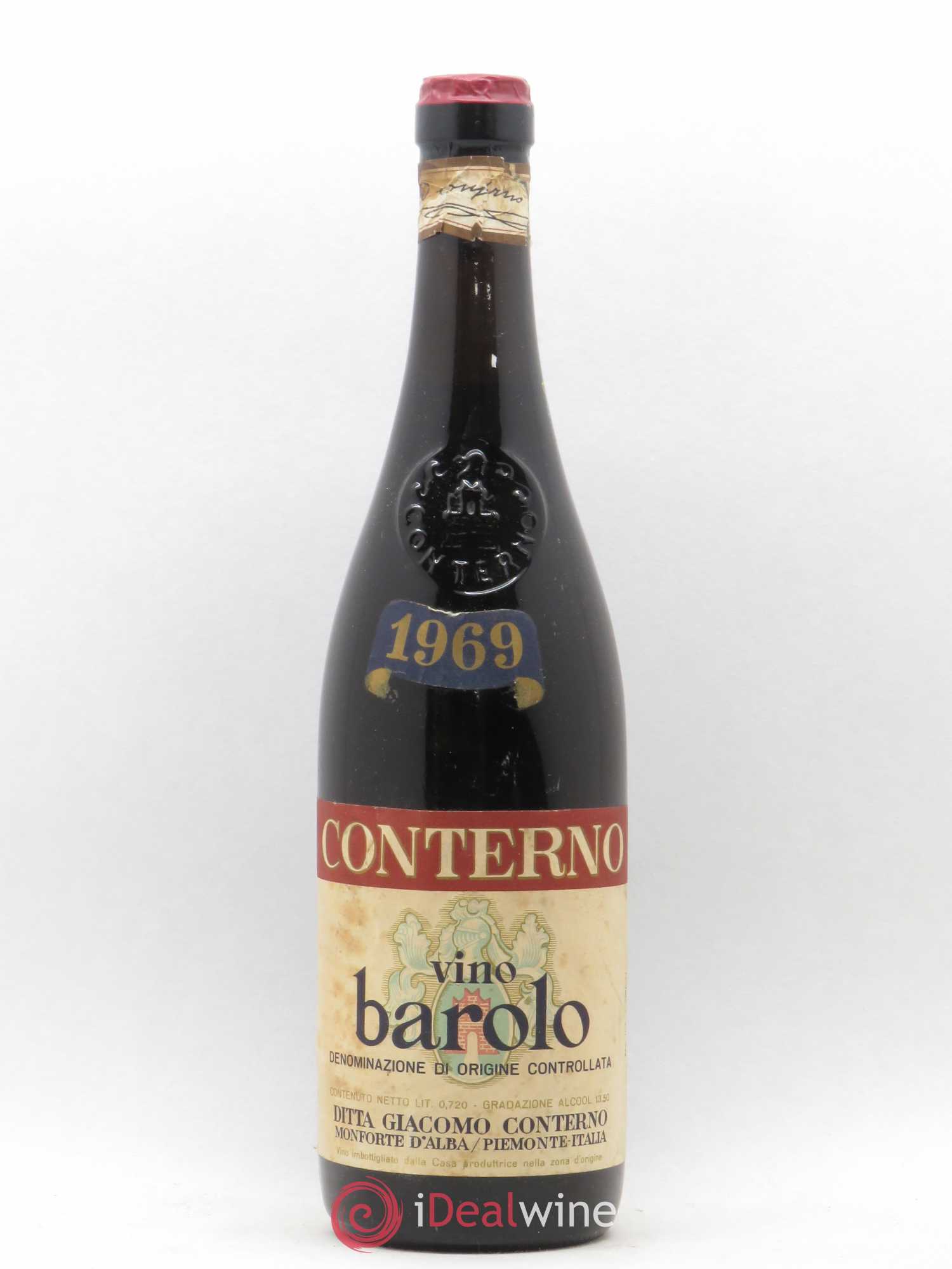 Barolo DOCG Aldo Conterno 1969 - Lot de 1 bouteille - 0