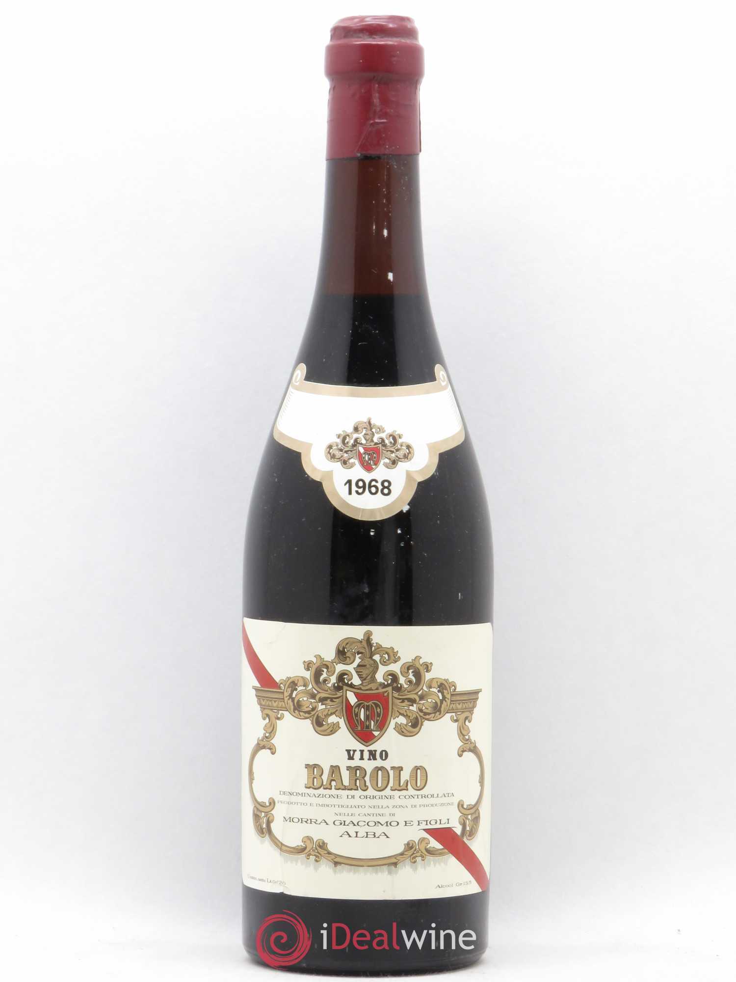 Barolo Giacomo Morra 1968 - Posten von 1 Flasche - 0