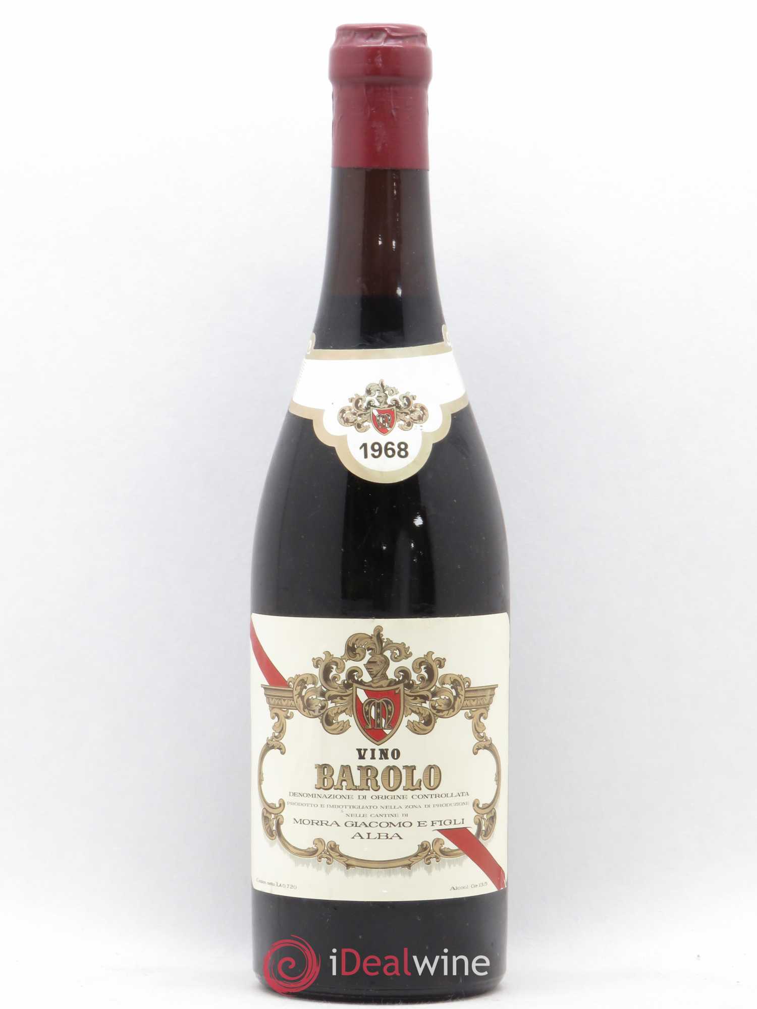 Barolo Giacomo Morra 1968 - Posten von 1 Flasche - 0
