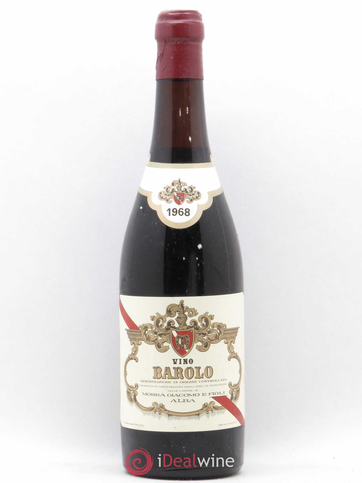 Barolo Giacomo Morra 1968 - Posten von 1 Flasche - 0