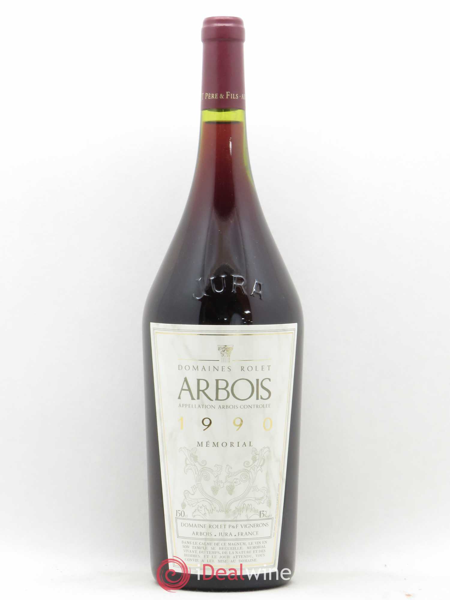 Arbois Cuvée Mémorial Domaine Rolet 1990 - Lot de 1 magnum - 0