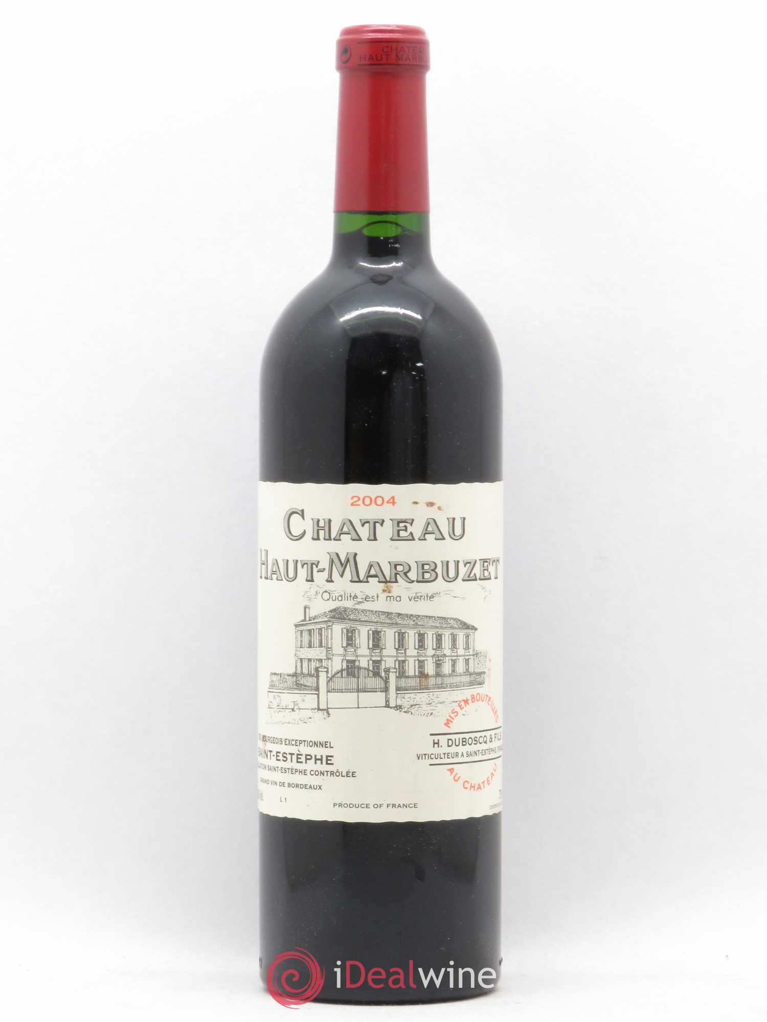 Château Haut Marbuzet 2004 - Lot de 1 bouteille - 0