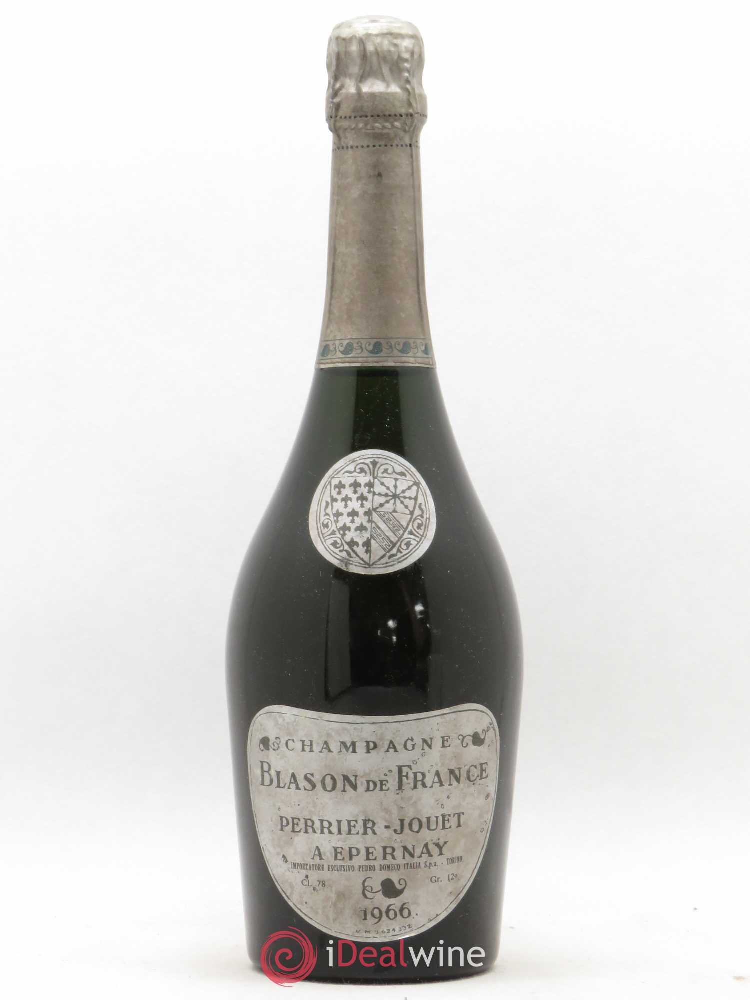 Blason de France Perrier-Jouët 1966 - Lot de 1 bouteille - 0