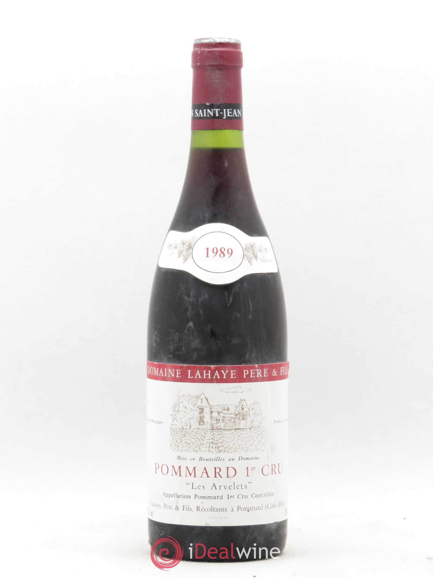 Pommard 1er Cru Les Arvelets Lahaye Père & Fils 1989 - Posten von 1 Flasche - 0