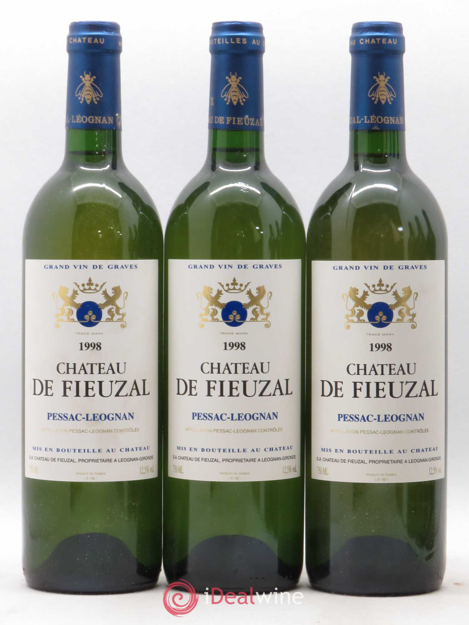 Château de Fieuzal 1998 - Lot de 6 bouteilles - 1