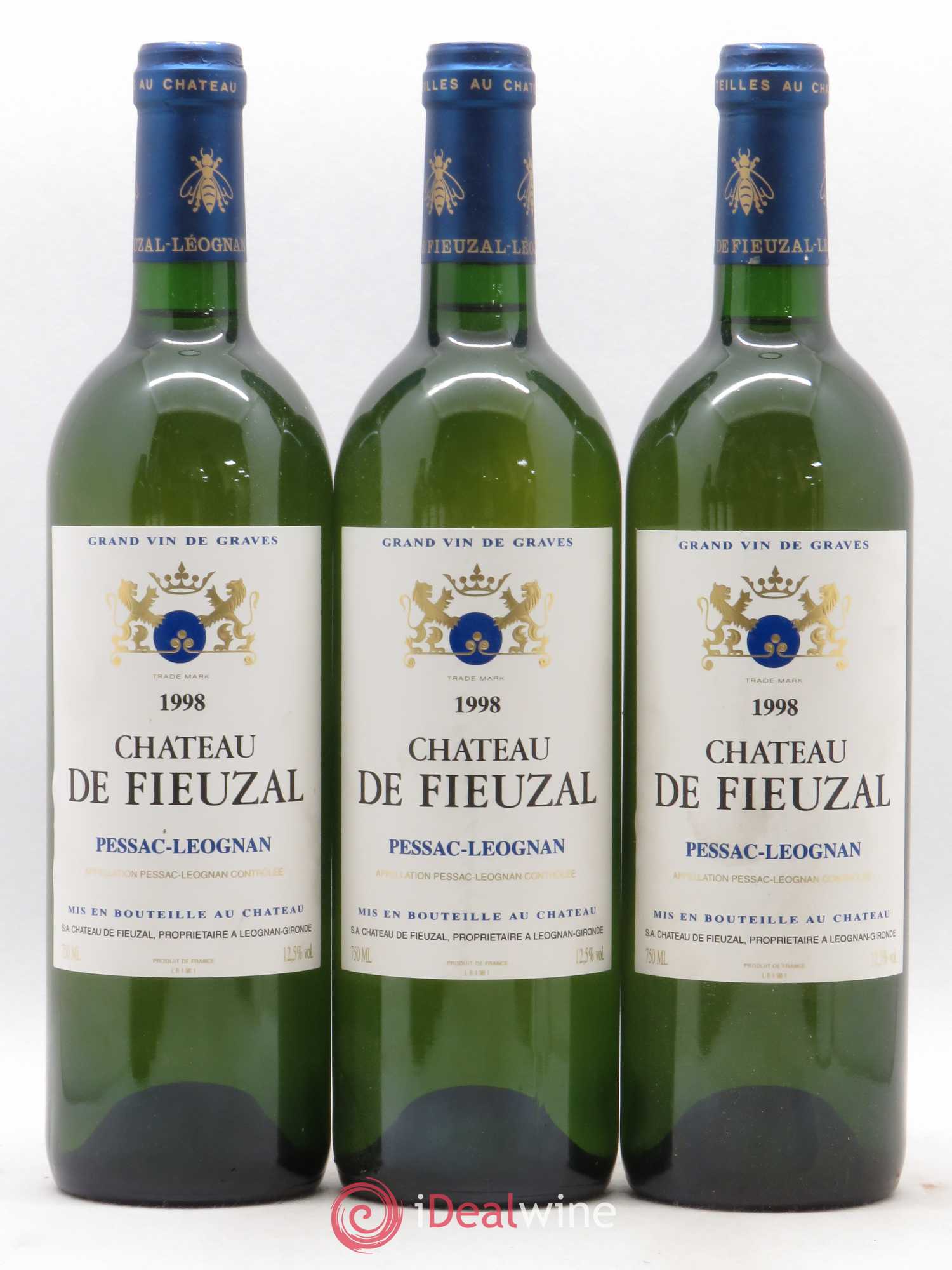 Château de Fieuzal 1998 - Lot de 6 bouteilles - 2